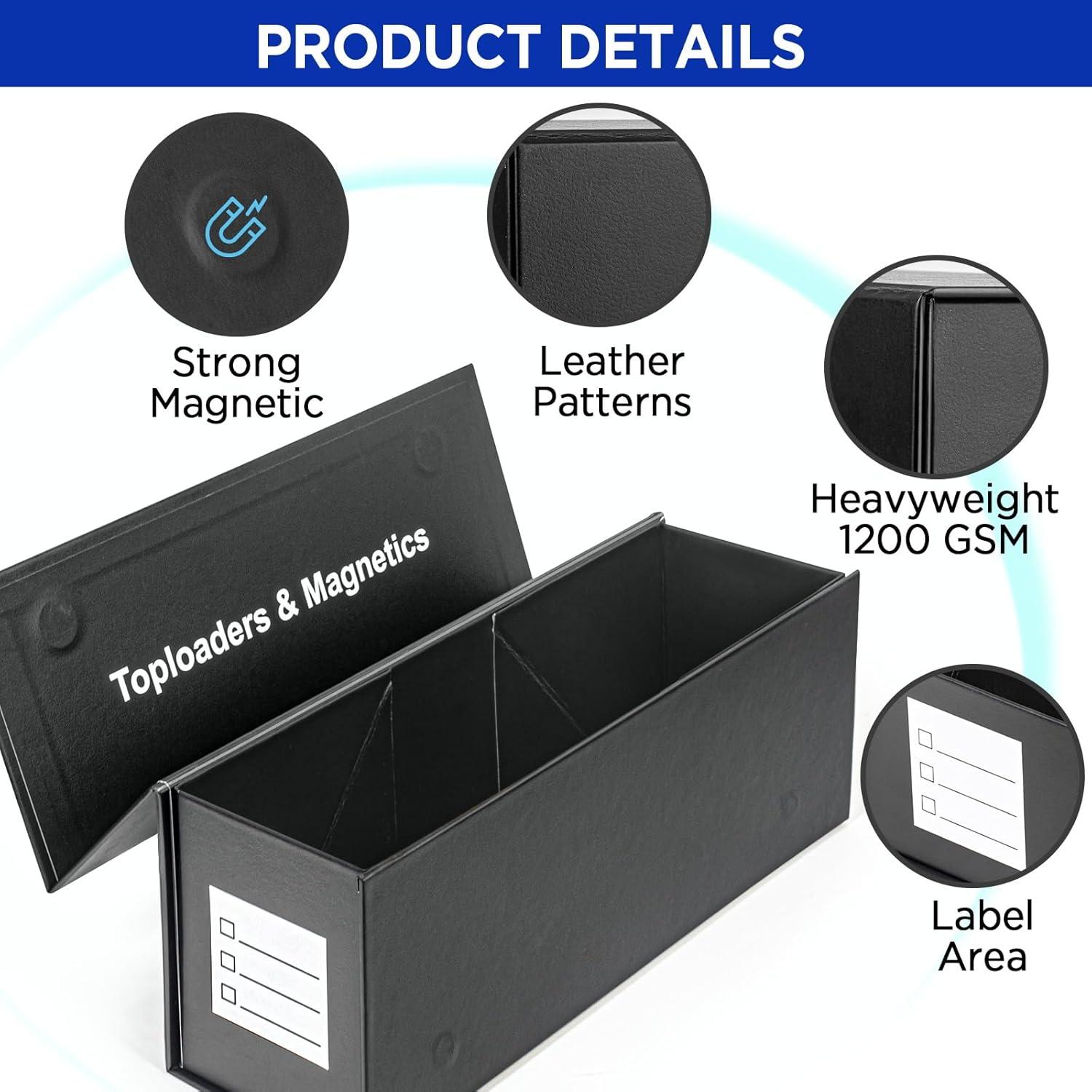 Caja de almacenamiento para tarjetas CollectHall 29.2x8.1x10.7cm