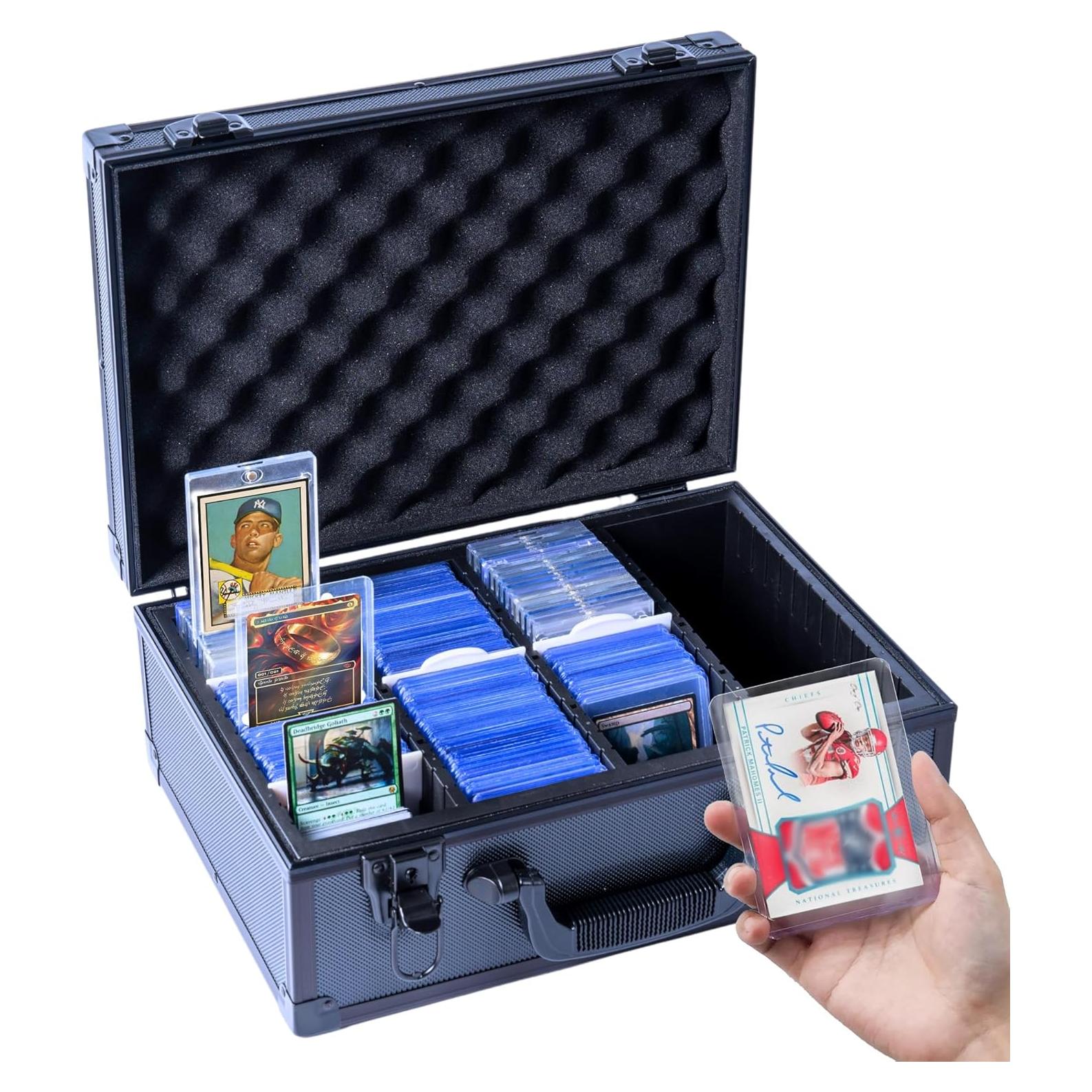 Caja de Almacenamiento KUOOKING para Toploaders 600 Cartas Negra