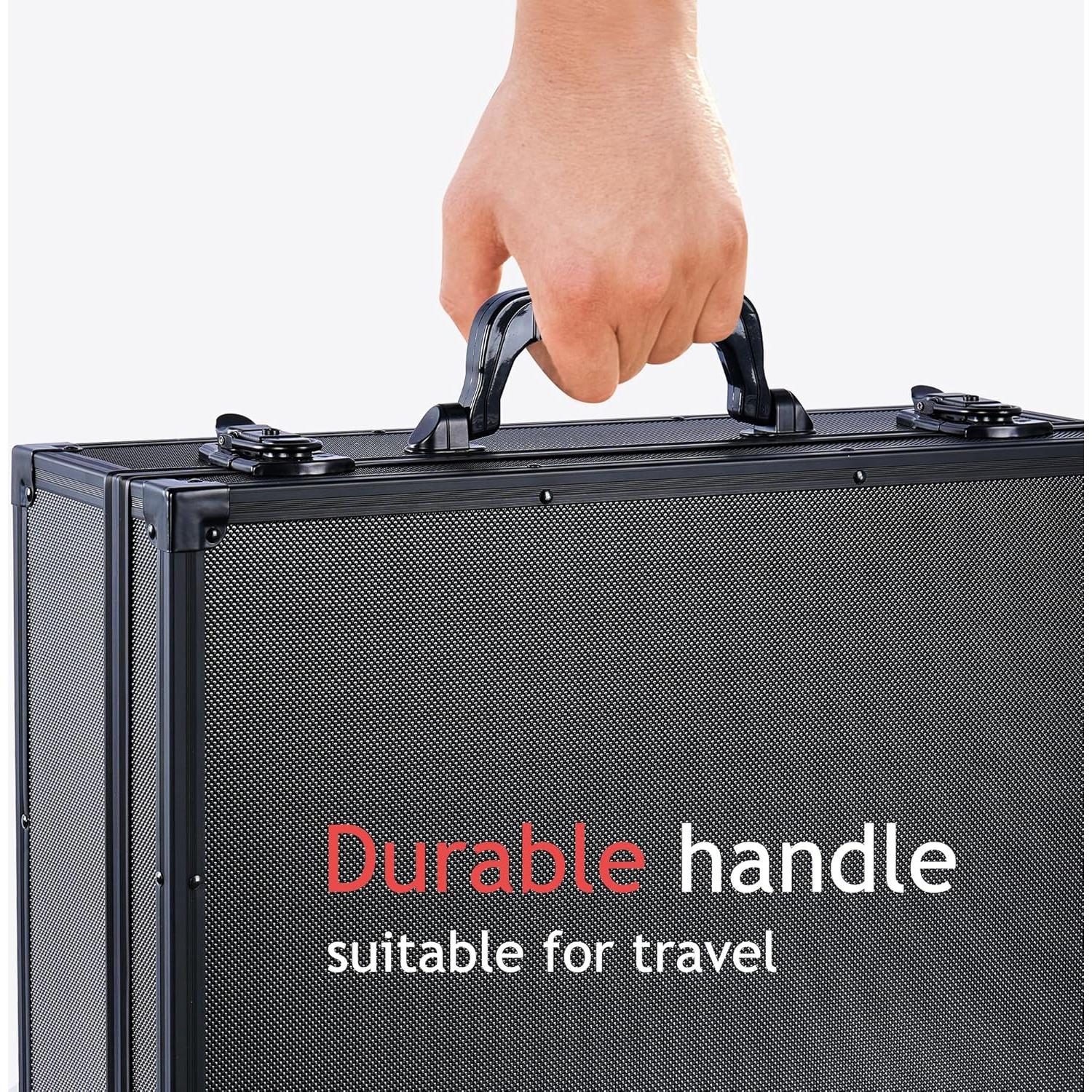 Caja de Almacenamiento KUOOKING para Toploaders 600 Cartas Negra