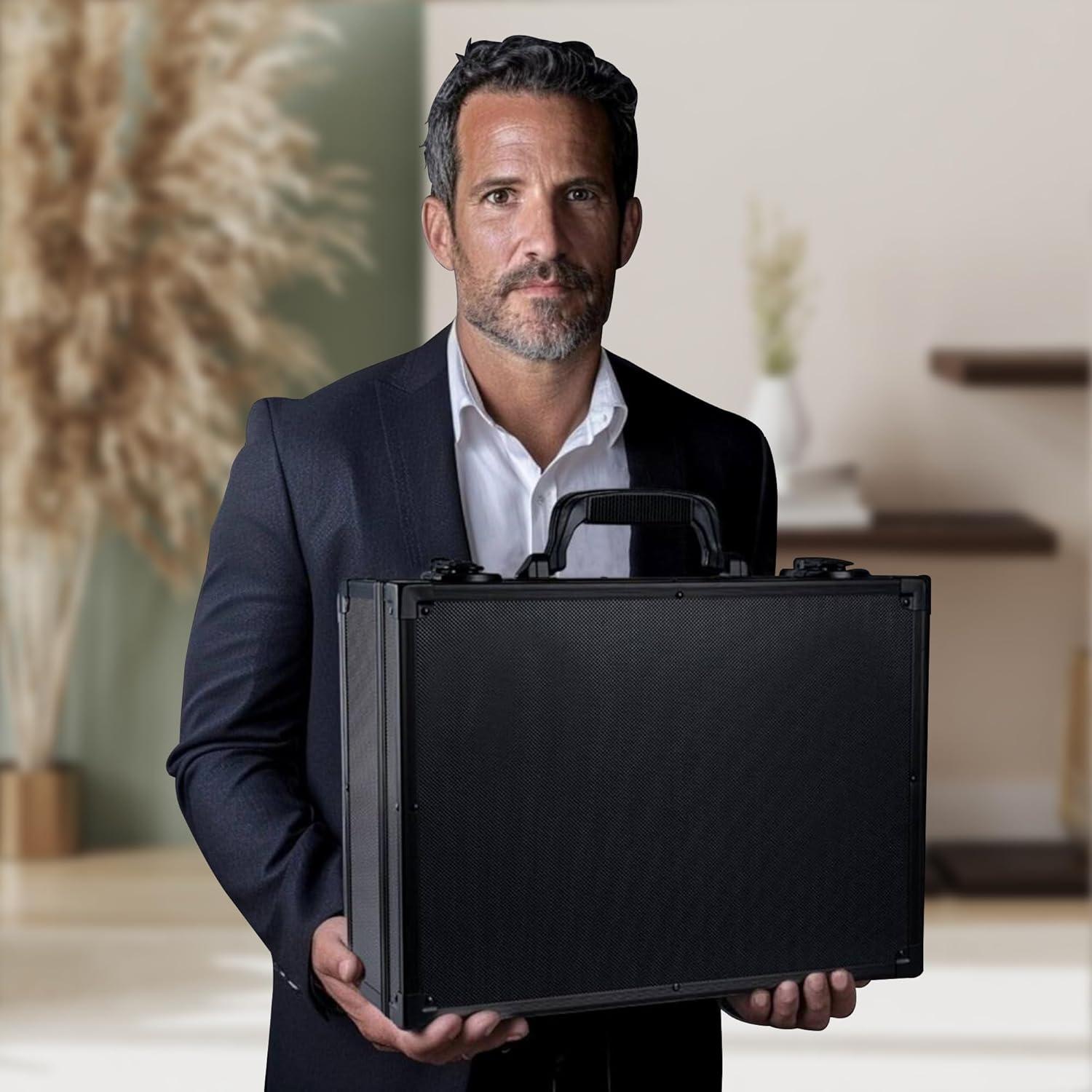 Caja de Almacenamiento KUOOKING para Toploaders 600 Cartas Negra