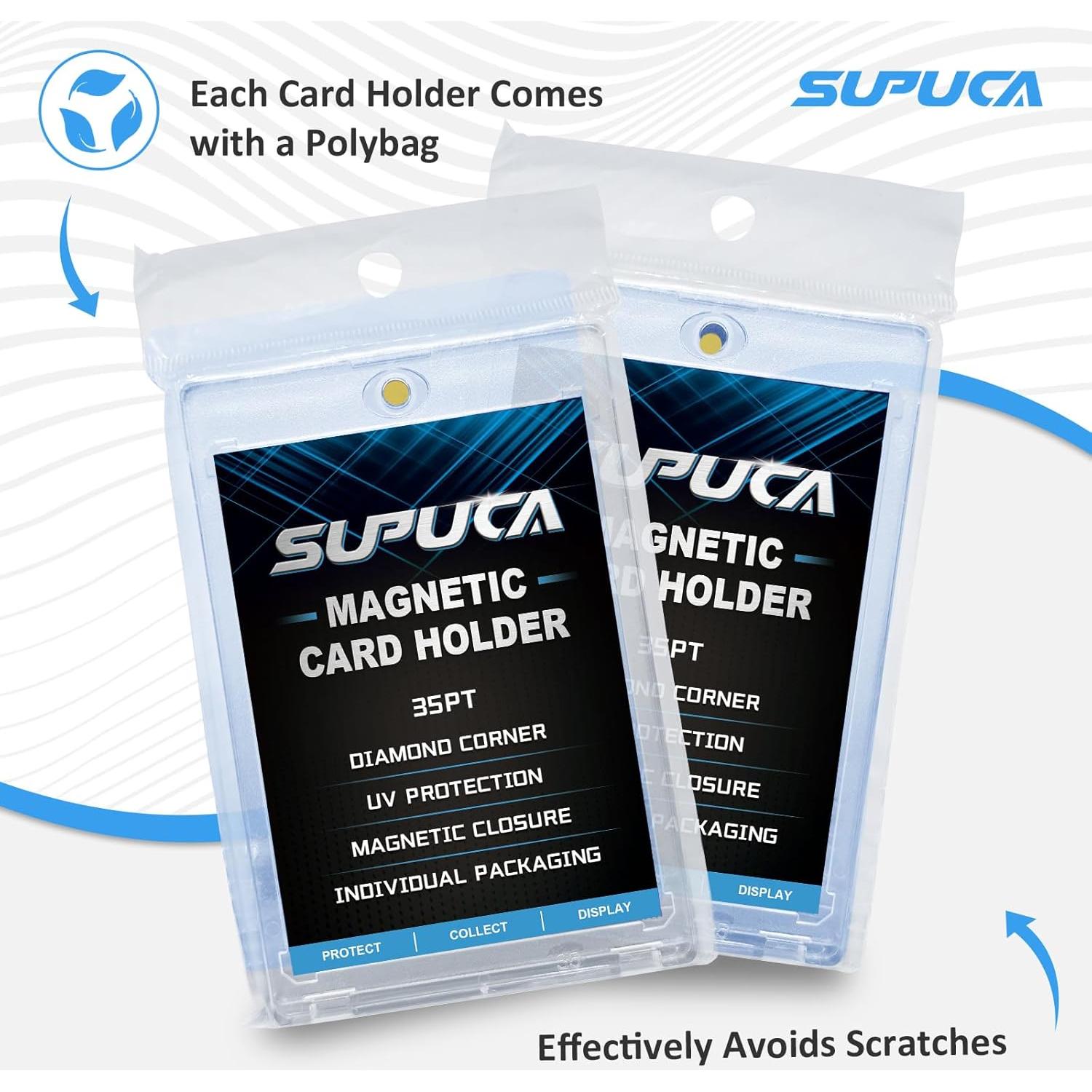 Soporte Magnético para Tarjetas 100 Unidades Supuca 35PT