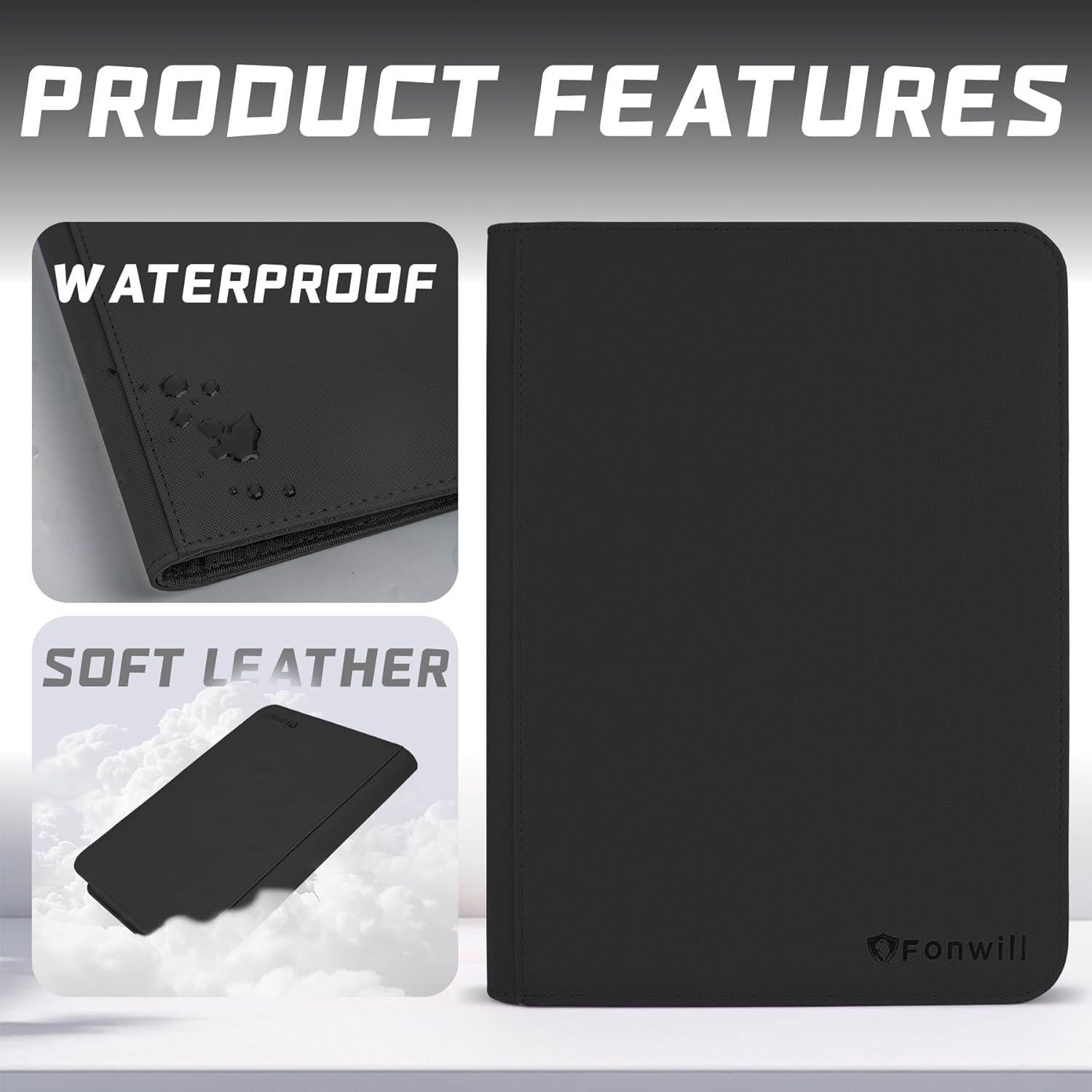 Carpeta de Tarjetas de Comercio Fonwill TM 10002-1 360 Bolsillos