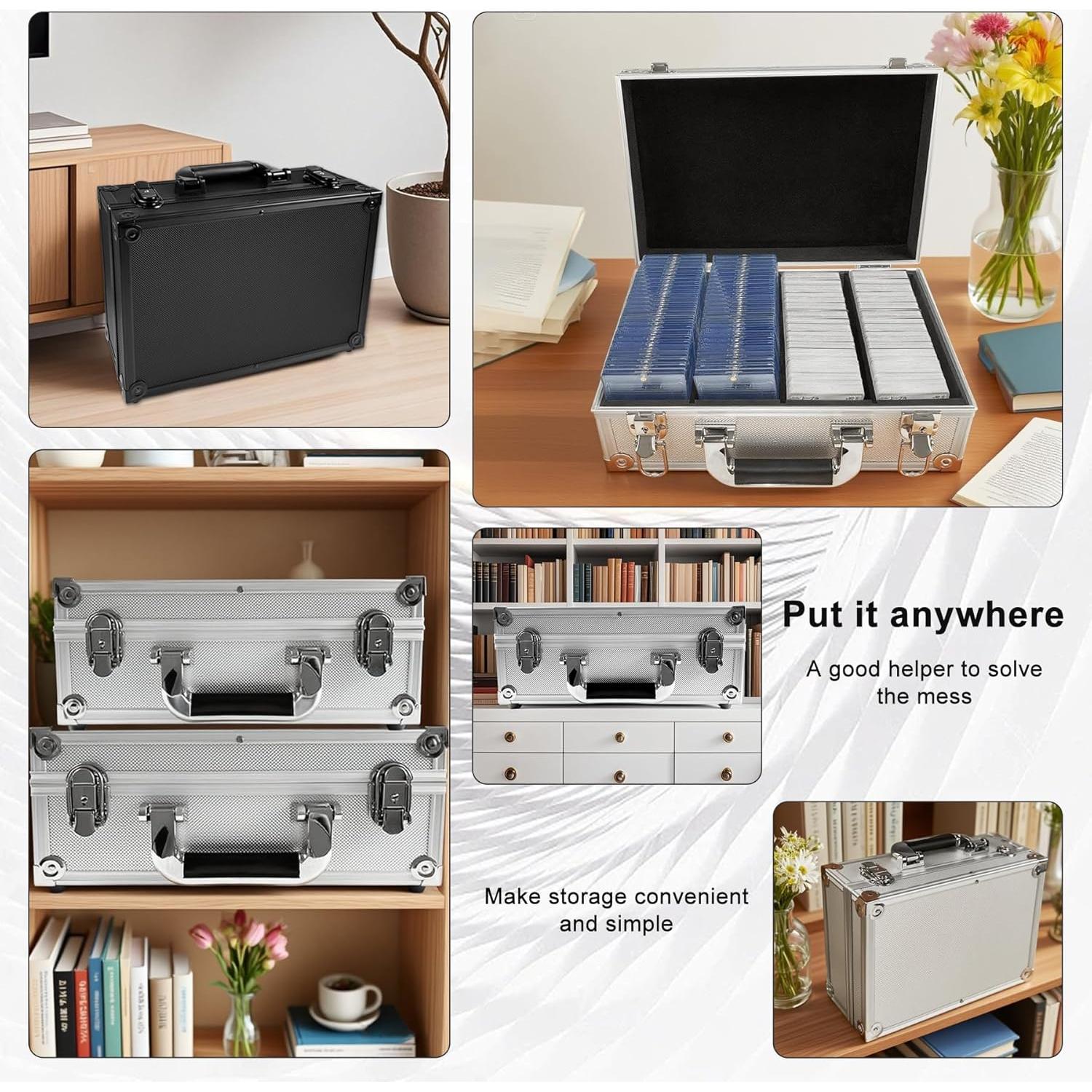 Caja de Almacenamiento para Tarjetas DUAXETONGXIA 2500+ Plata