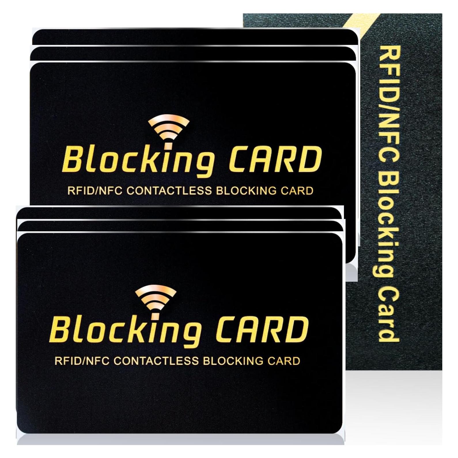 Tarjetas de Bloqueo RFID Aigee - Paquete de 6, Protección Total