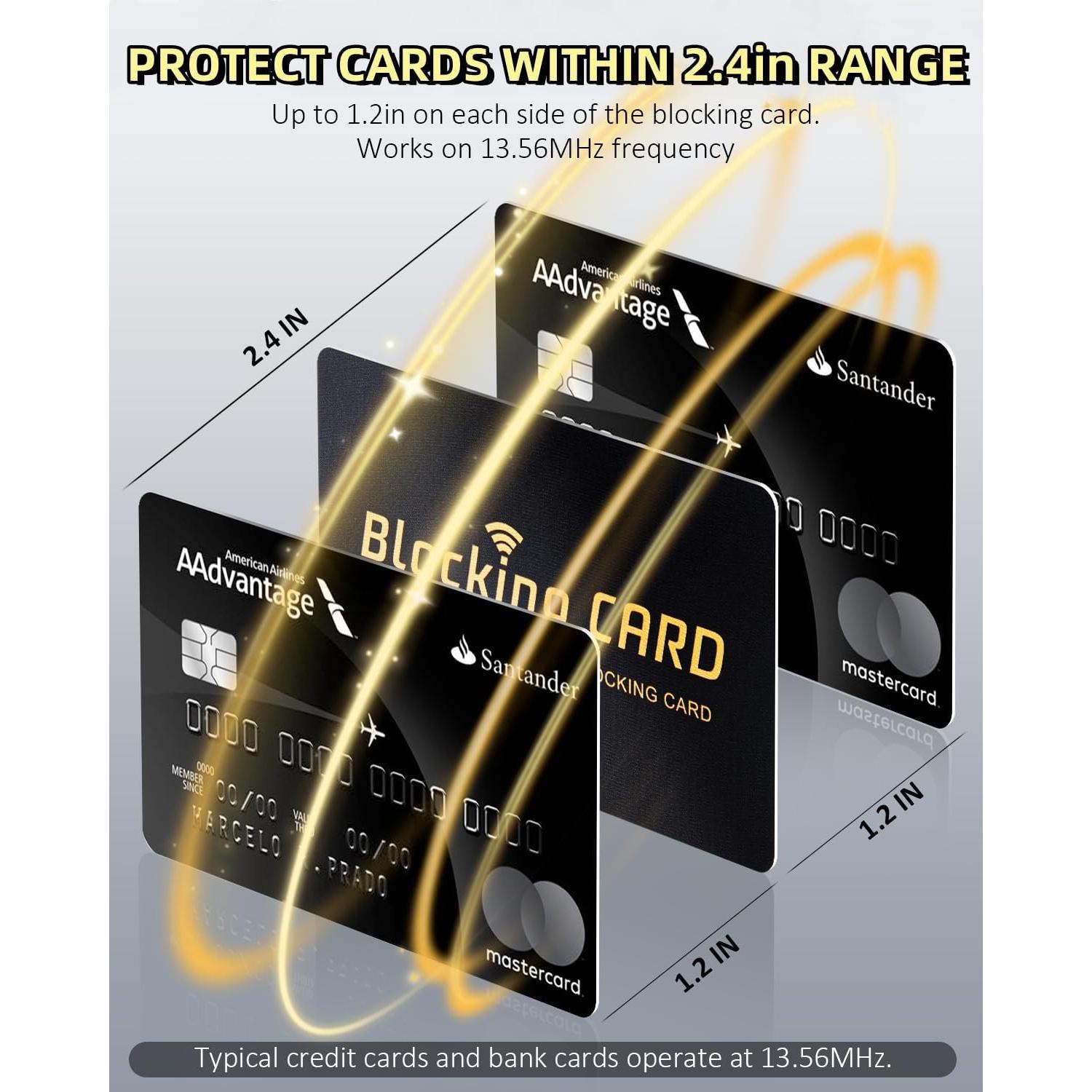 Tarjetas de Bloqueo RFID Aigee - Paquete de 6, Protección Total