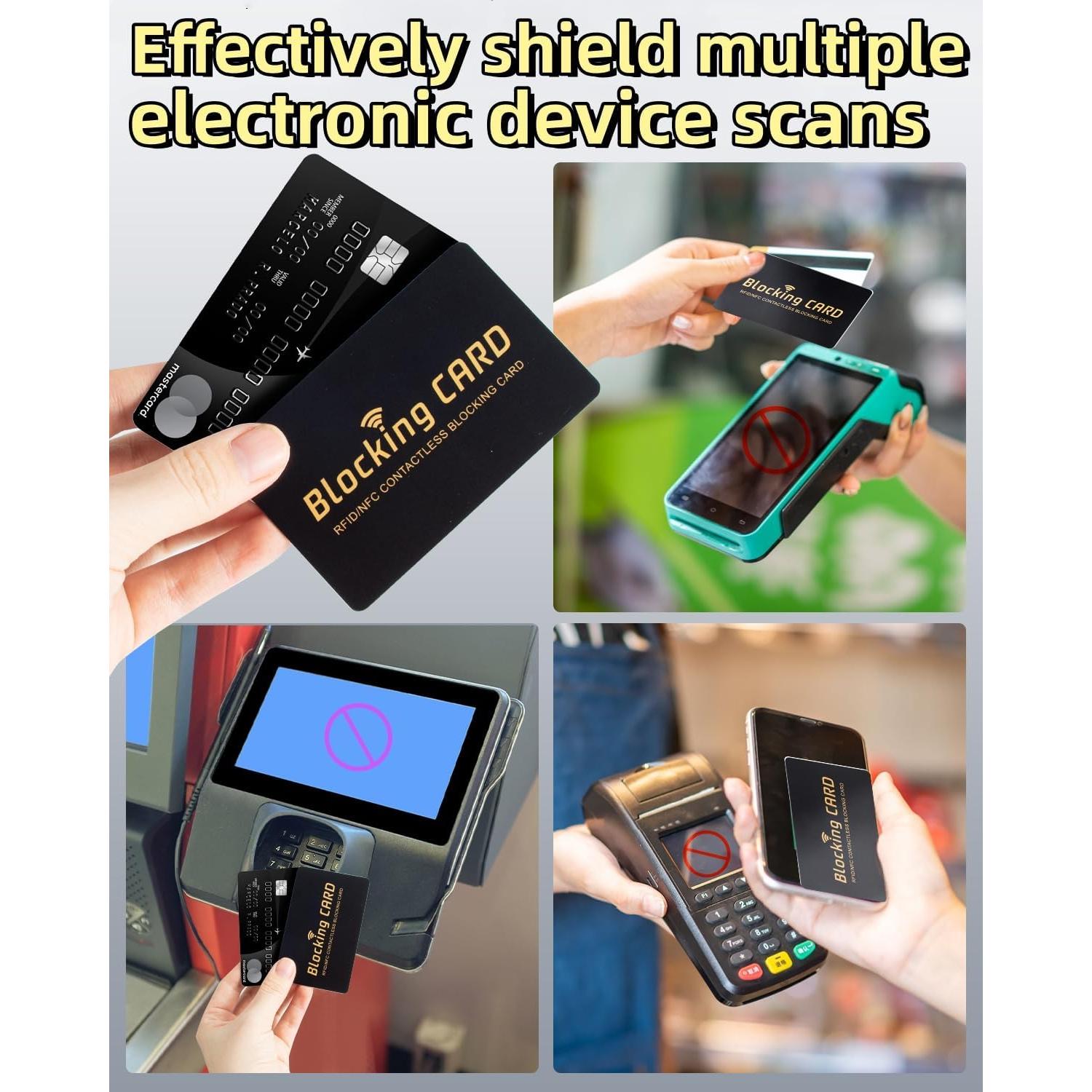 Tarjetas de Bloqueo RFID Aigee - Paquete de 6, Protección Total