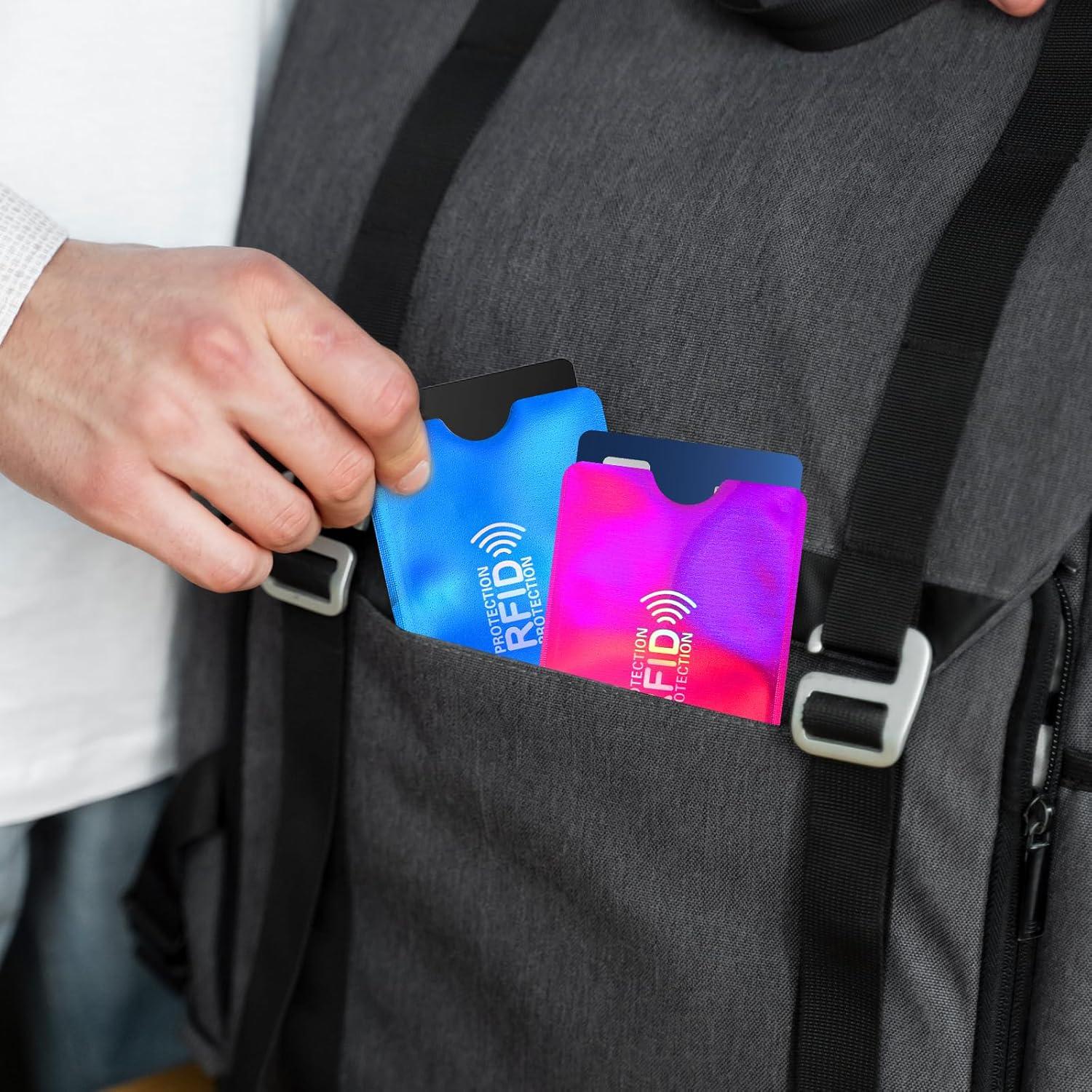 20 Fundas Bloqueadoras RFID GEEHUA para Tarjetas de Crédito