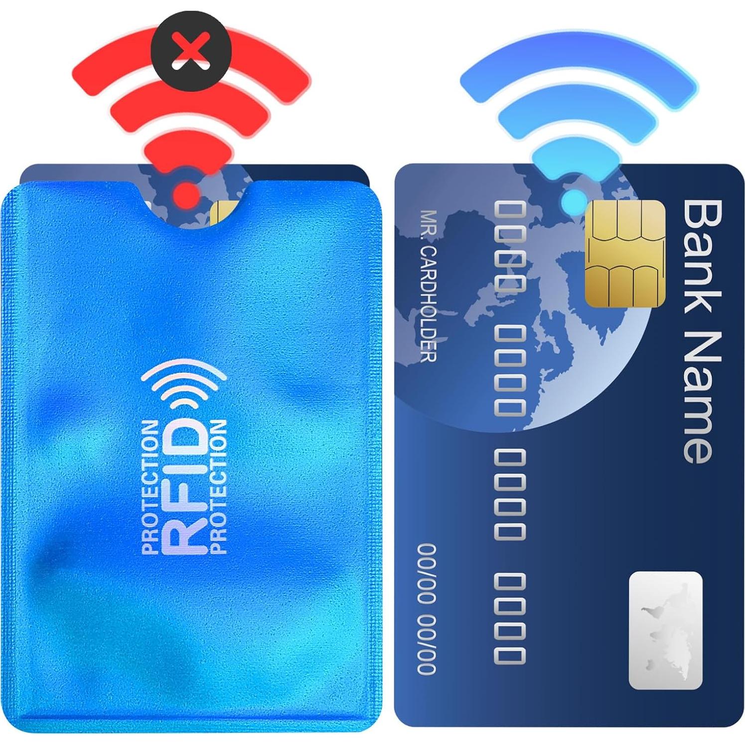 20 Fundas Bloqueadoras RFID GEEHUA para Tarjetas de Crédito