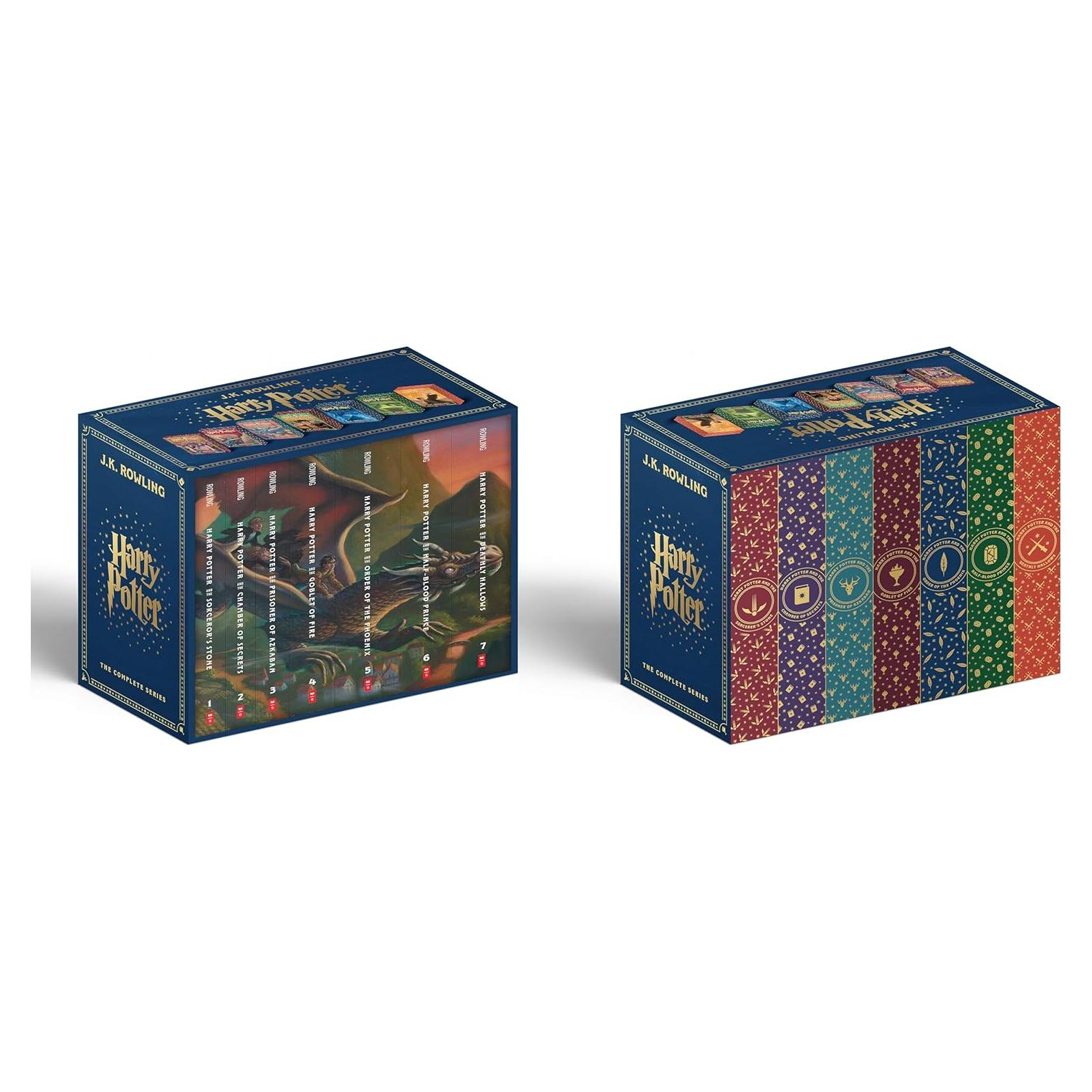 Harry Potter Paperback Box Set Books 1-7 (Deluxe Edition with Stenciled Edges)