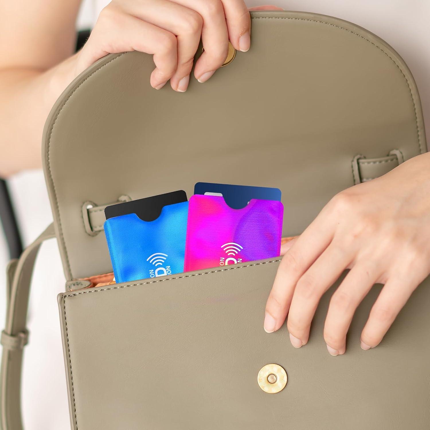 10 Fundas Bloqueadoras RFID Yuanchu para Tarjetas de Crédito