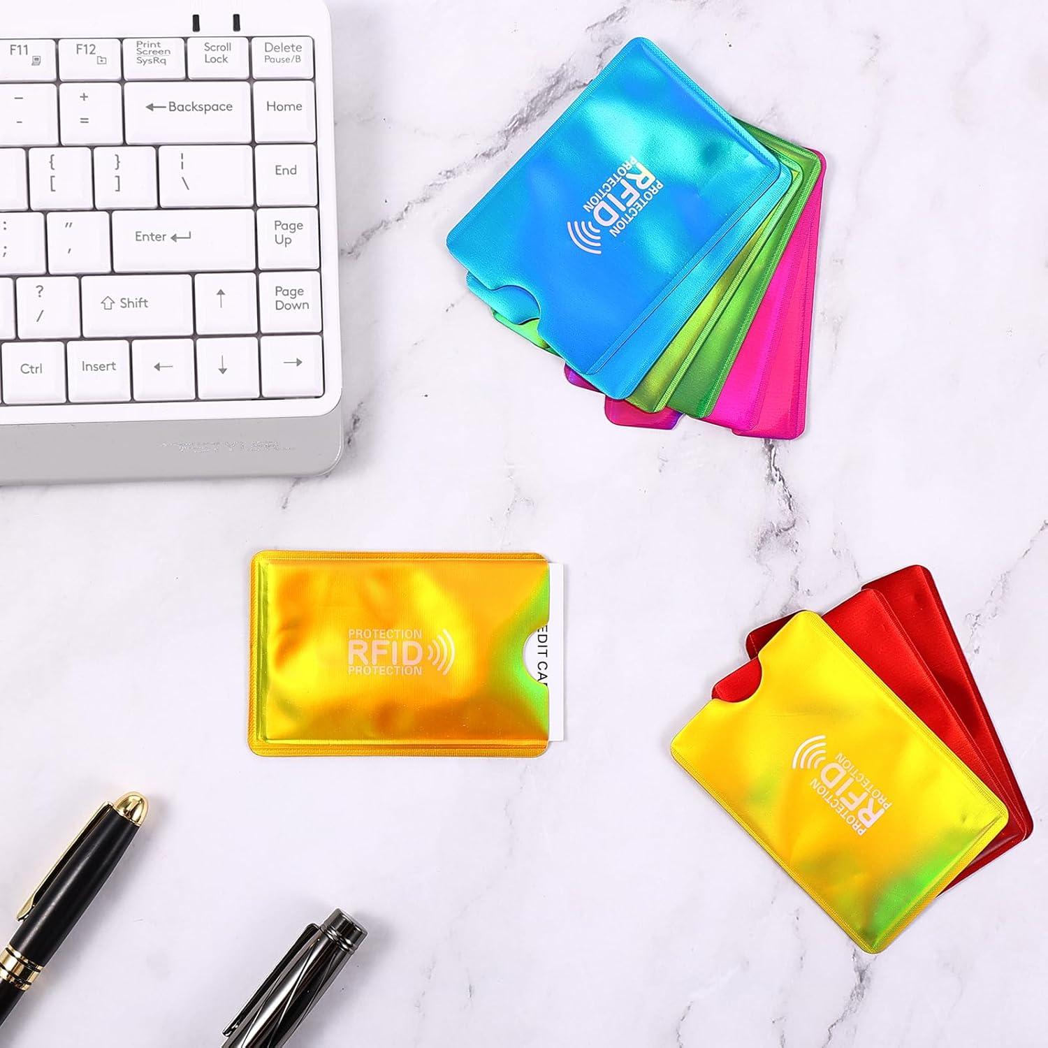 10 Fundas Bloqueadoras RFID Yuanchu para Tarjetas de Crédito