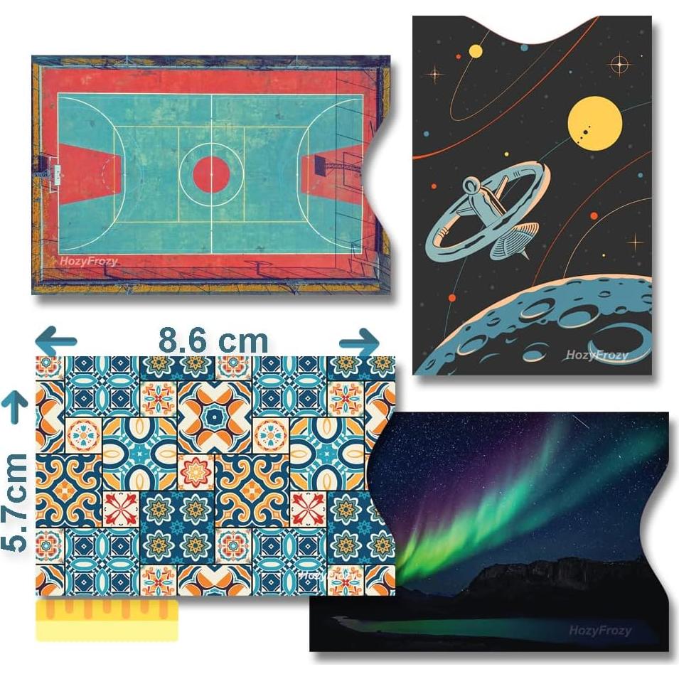 8 Fundas Bloqueadoras RFID PokCat - Protección Tarjetas Créd. y Débito