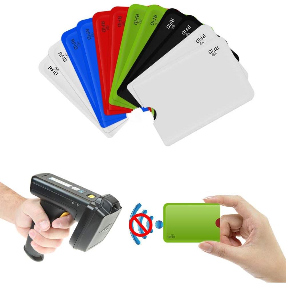 Funda bloqueadora RFID CM para pasaporte y tarjetas - 16 piezas