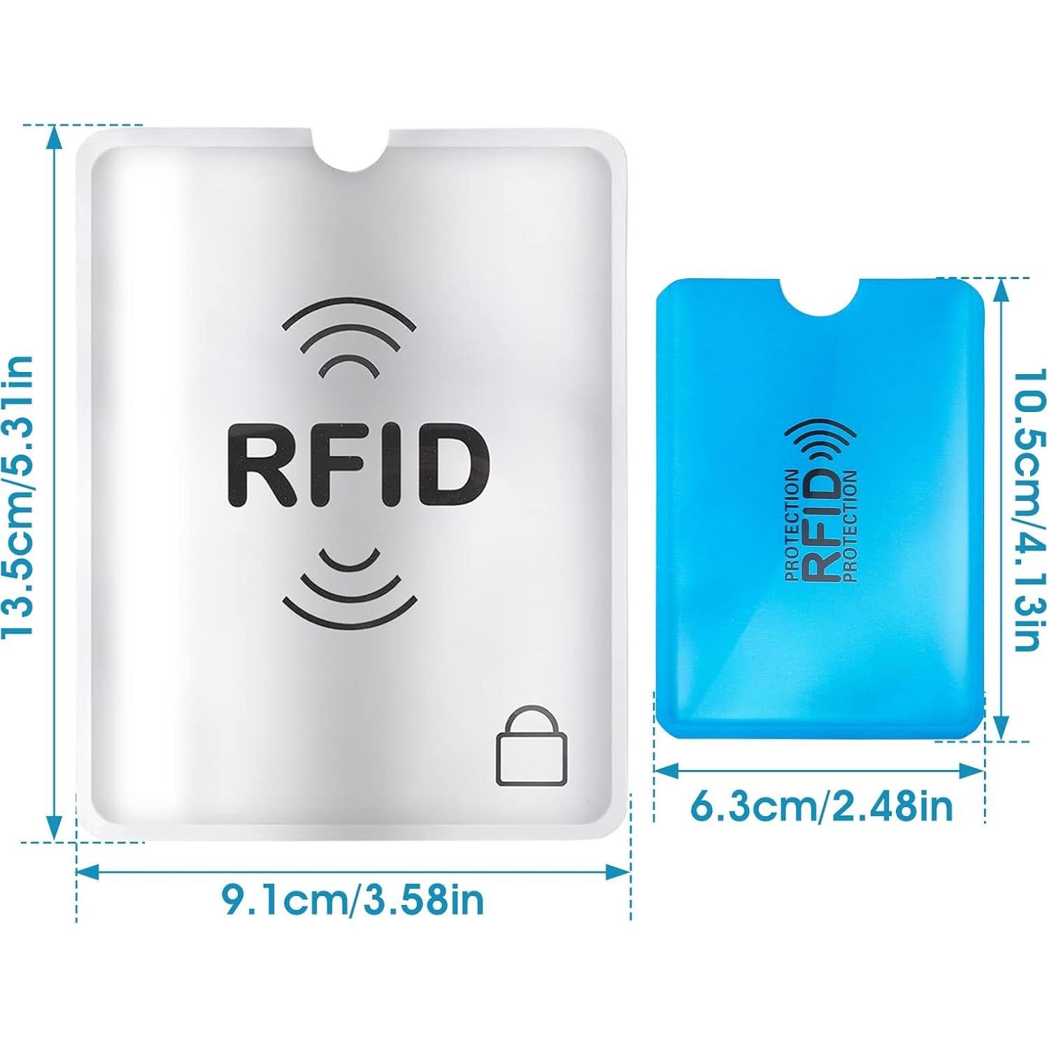 Set 24 Fundas Bloqueadoras RFID Prasacco - Protección Tarjetas y Pasaportes