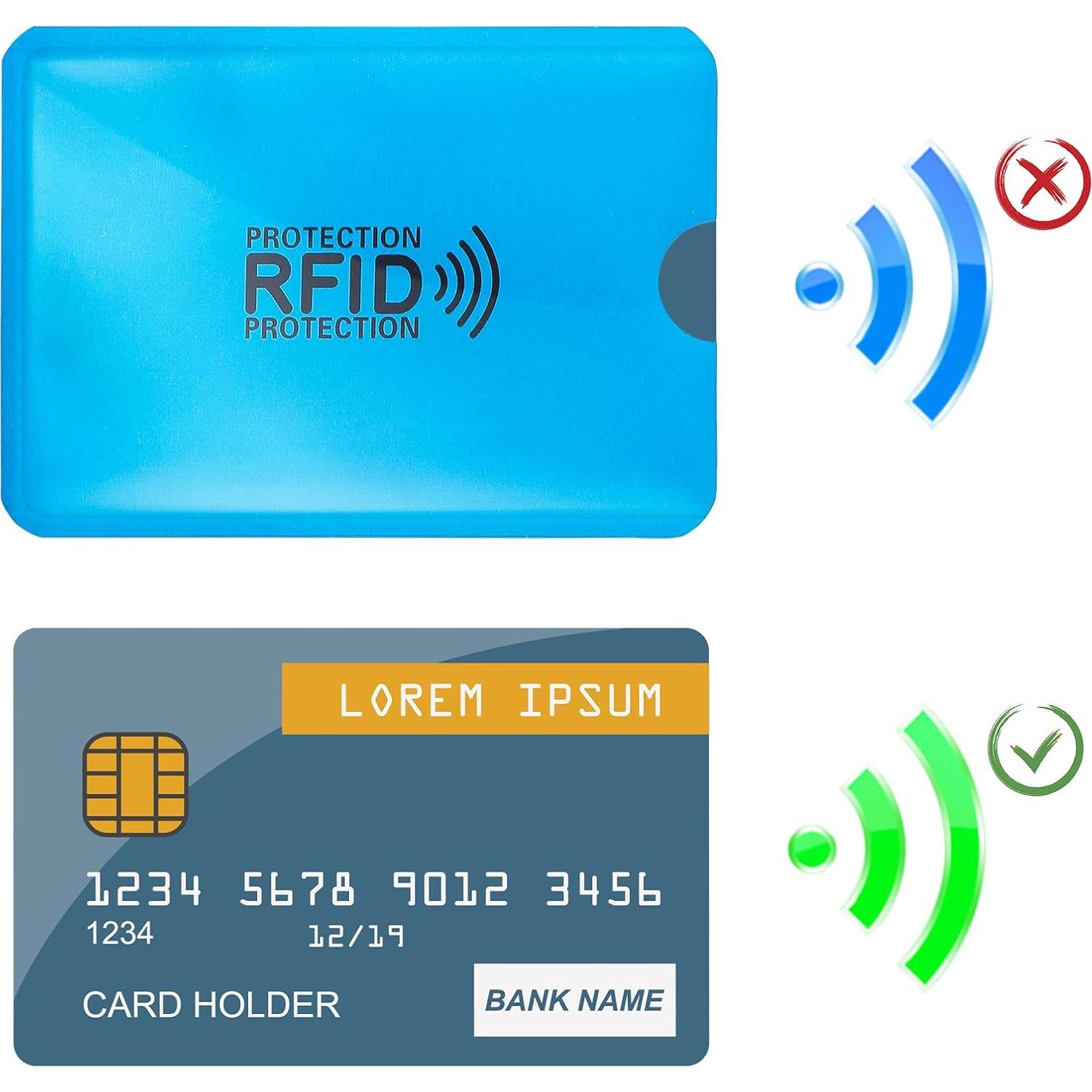 Set 24 Fundas Bloqueadoras RFID Prasacco - Protección Tarjetas y Pasaportes