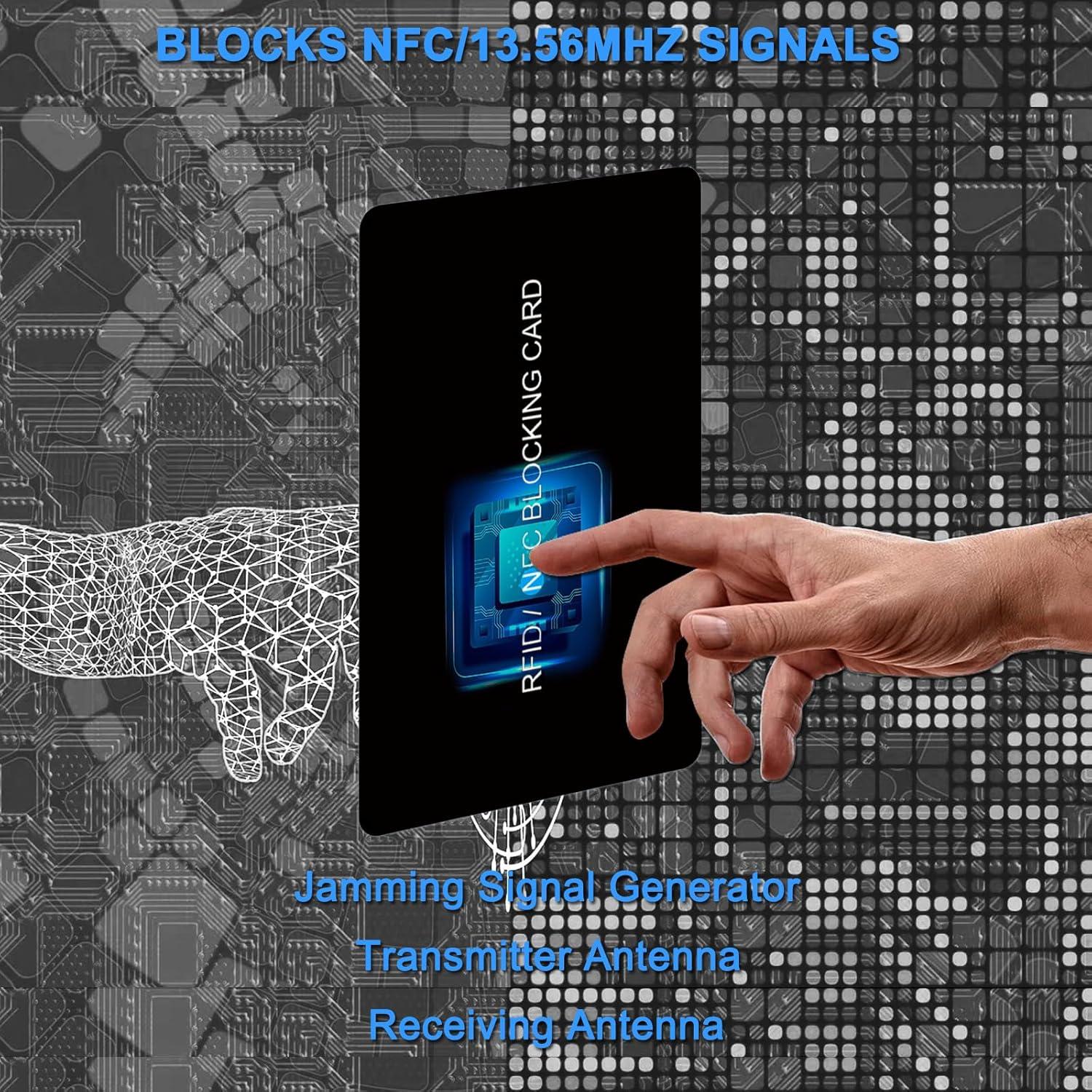 Tarjeta de Bloqueo RFID AYAIM 8 Pack - Protección Billetera