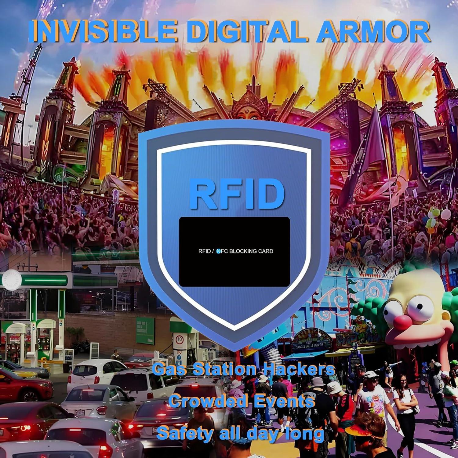 Tarjeta de Bloqueo RFID AYAIM 8 Pack - Protección Billetera