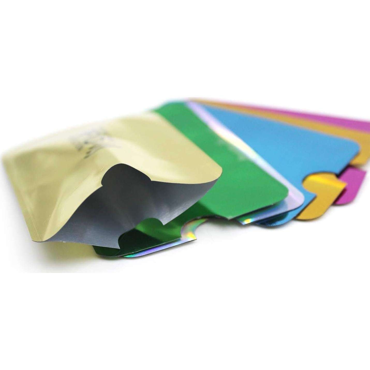 Fundas Holográficas RFID JUMISEE - Paquete de 60 Unidades