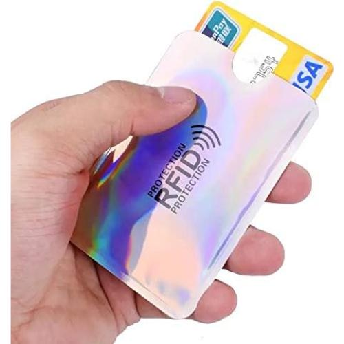 Fundas Holográficas RFID JUMISEE - Paquete de 60 Unidades