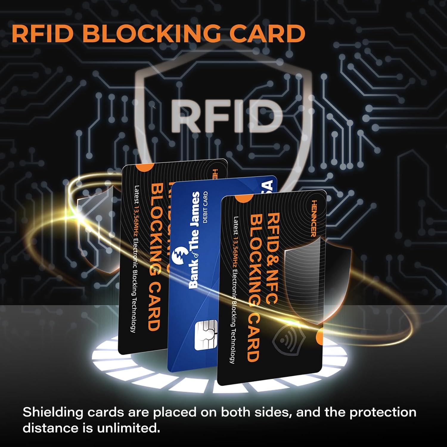 Tarjeta de Bloqueo RFID ZGAGFZ - Protección Pasaporte y Tarjetas