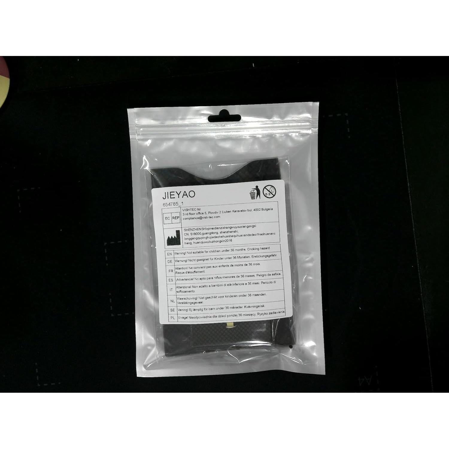 JIEYAO 10Pcs Travel RFID Blocking Sleeves, Identity Theft Prevention RFID Blocking Envelopes Set Anti-Theft RFID Blocker