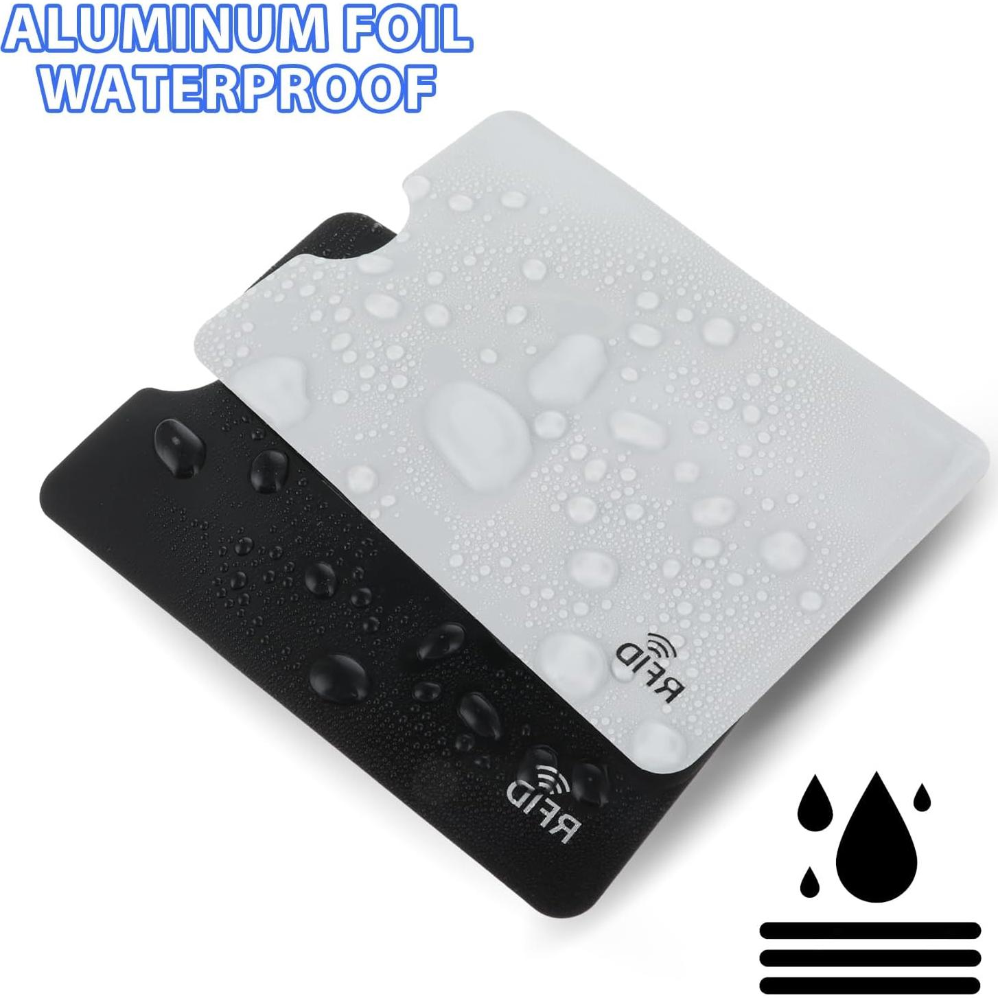 Fundas Bloqueadoras RFID Giantree, 10 Piezas Coloridas 9x6.1cm