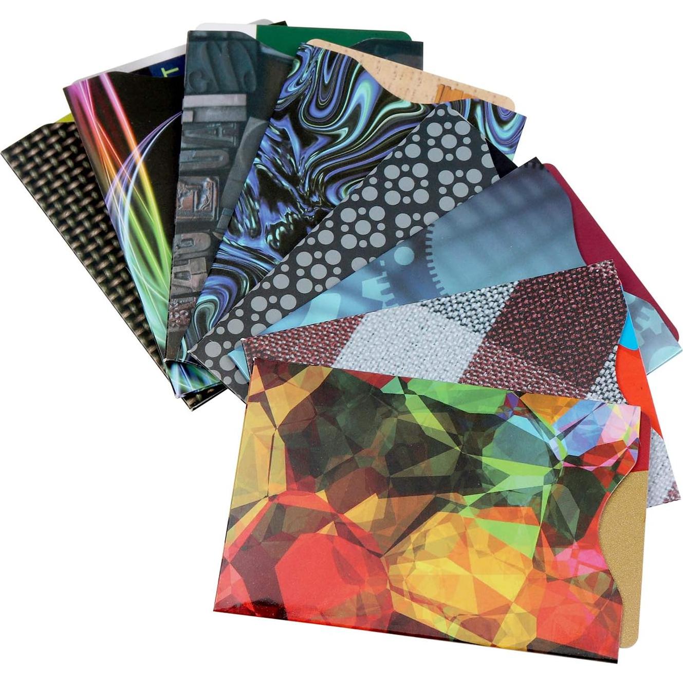 Fundas Protectores RFID Kurtzy - Paquete de 8 Tarjetas 8.8x5.8cm