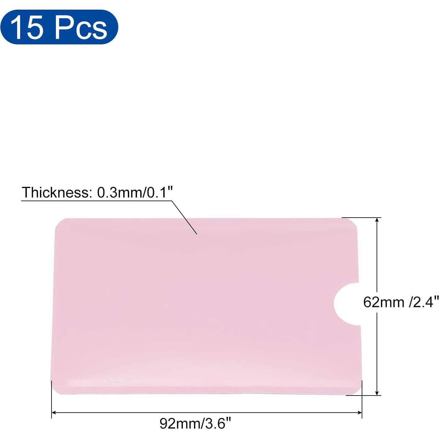 Mangas bloqueadoras RFID PATIKIL, 15 unidades, rosa
