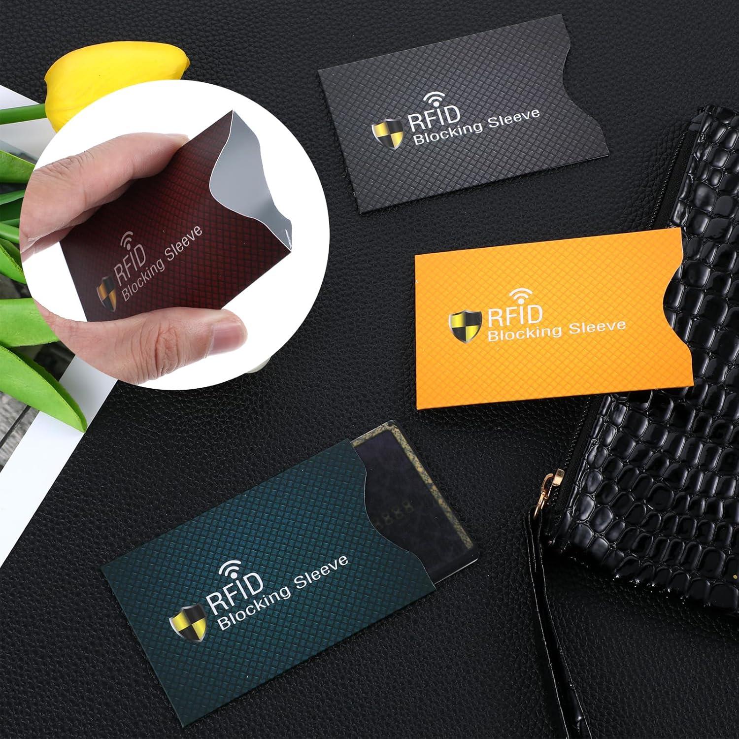 12 Fundas Bloqueadoras RFID AOZUO para Tarjetas de Crédito