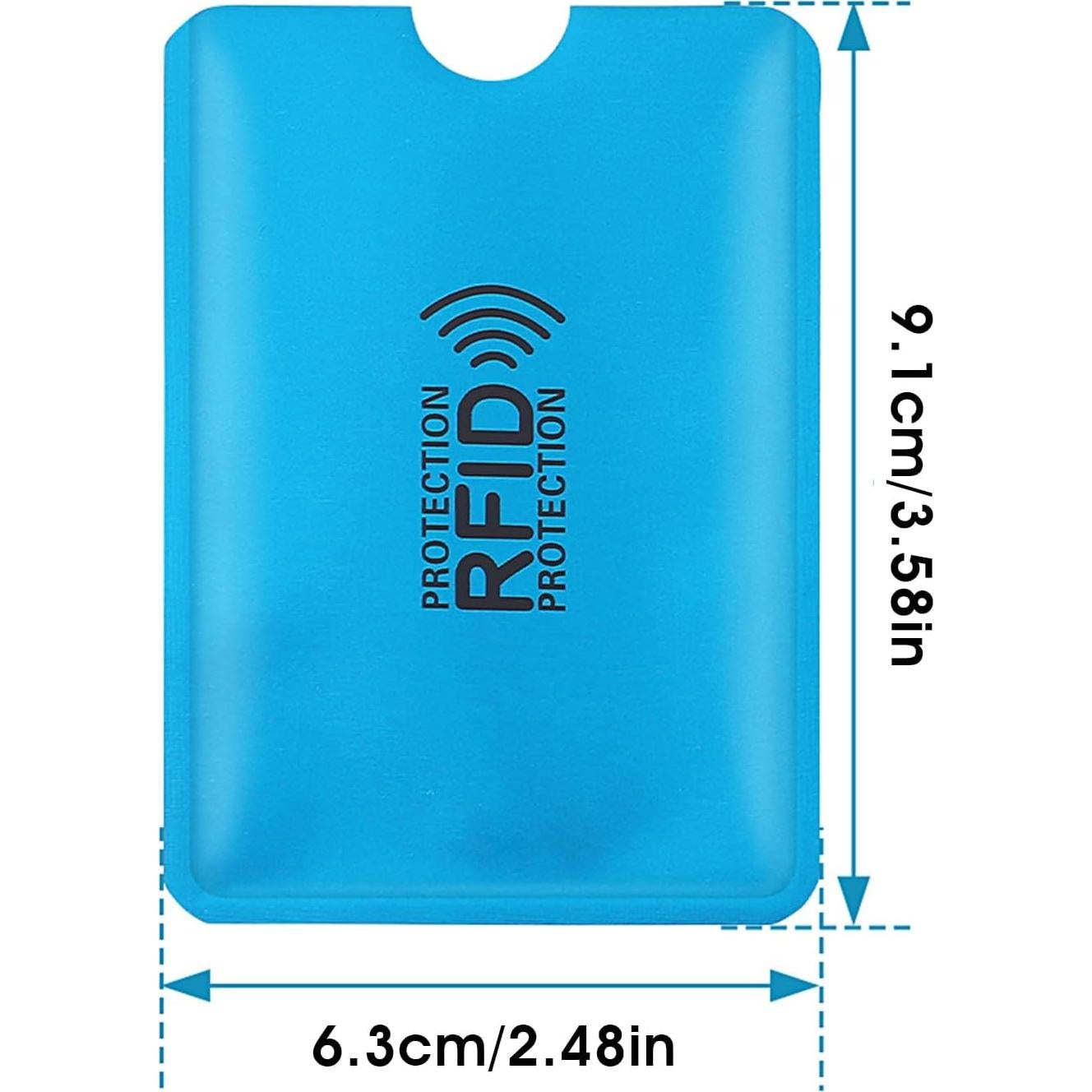 9 Fundas Bloqueadoras RFID Prasacco para Tarjetas de Crédito