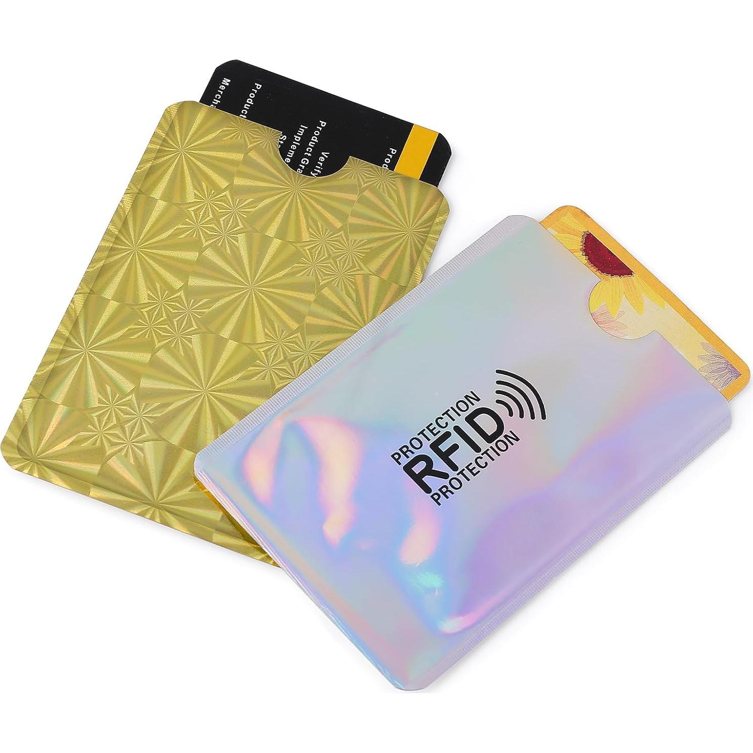 9 Fundas Bloqueadoras RFID Prasacco para Tarjetas de Crédito