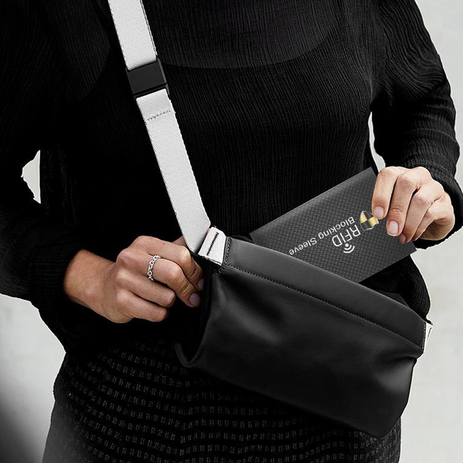 Juego de 10 fundas bloqueadoras RFID LLOUSSAK para tarjetas y pasaporte