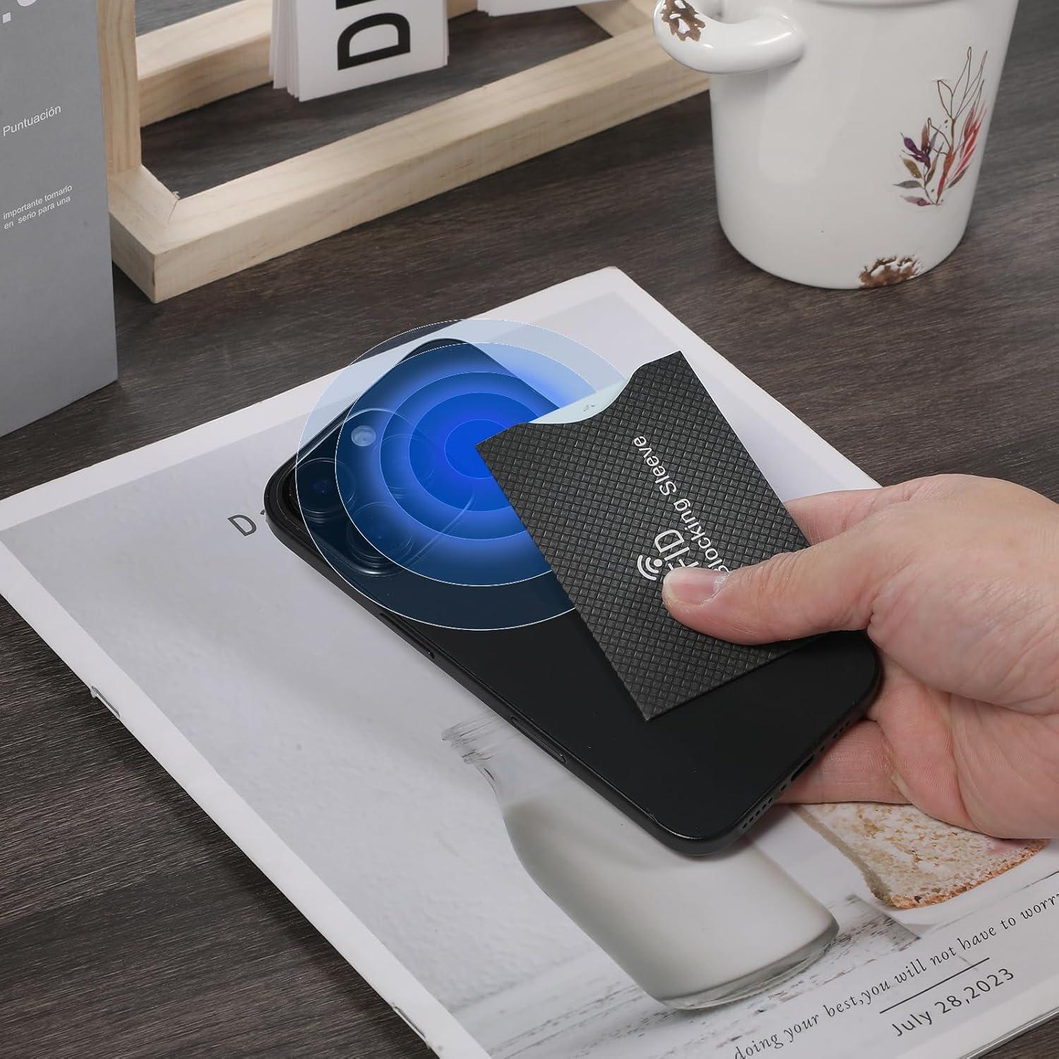 Juego de 10 fundas bloqueadoras RFID LLOUSSAK para tarjetas y pasaporte