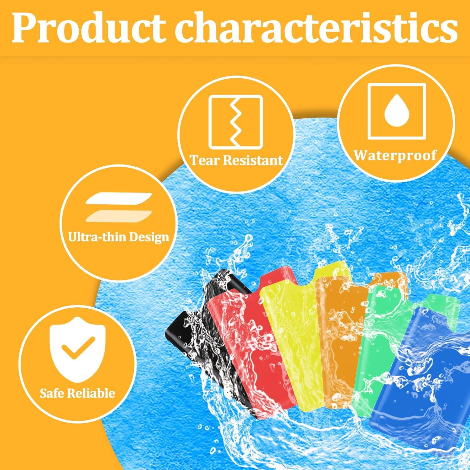 24 Fundas Bloqueadoras RFID para Tarjetas de Crédito - Colores Brillantes