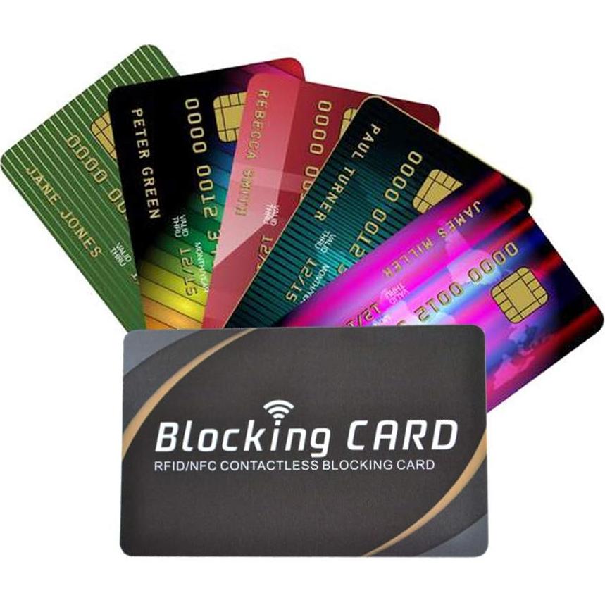 3 Tarjetas Bloqueadoras RFID JFBAO Protección Monedero