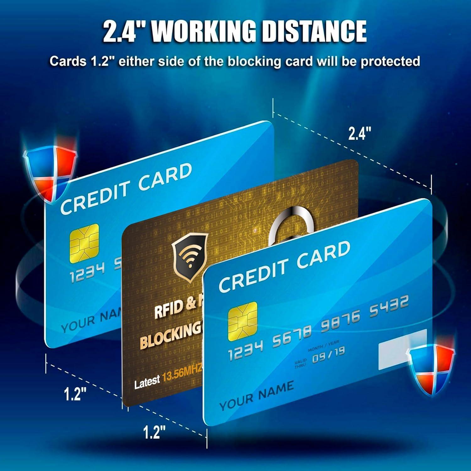 Tarjetas de Bloqueo RFID SaiTech IT - 5 Pcs Dorado