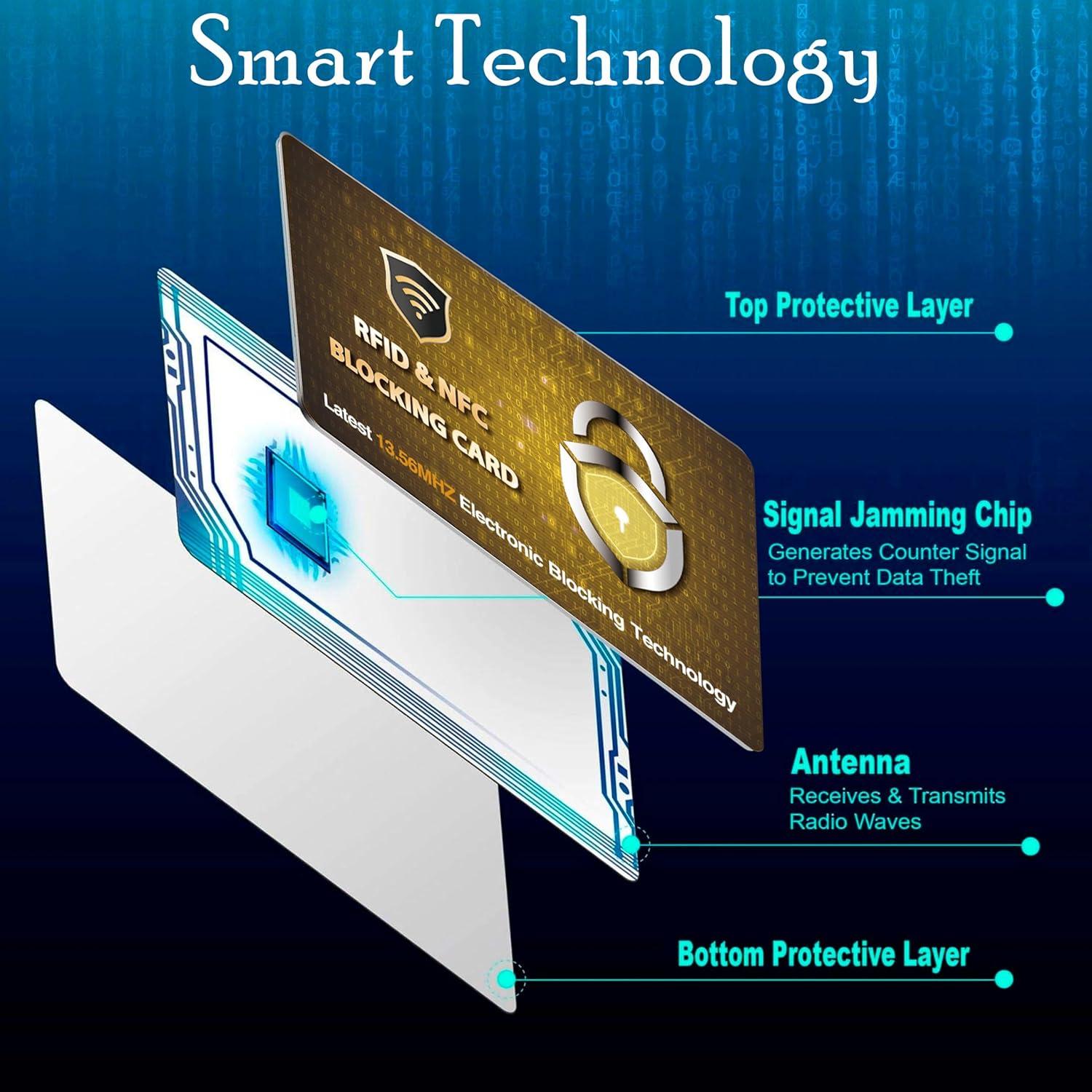 Tarjetas de Bloqueo RFID SaiTech IT - 5 Pcs Dorado