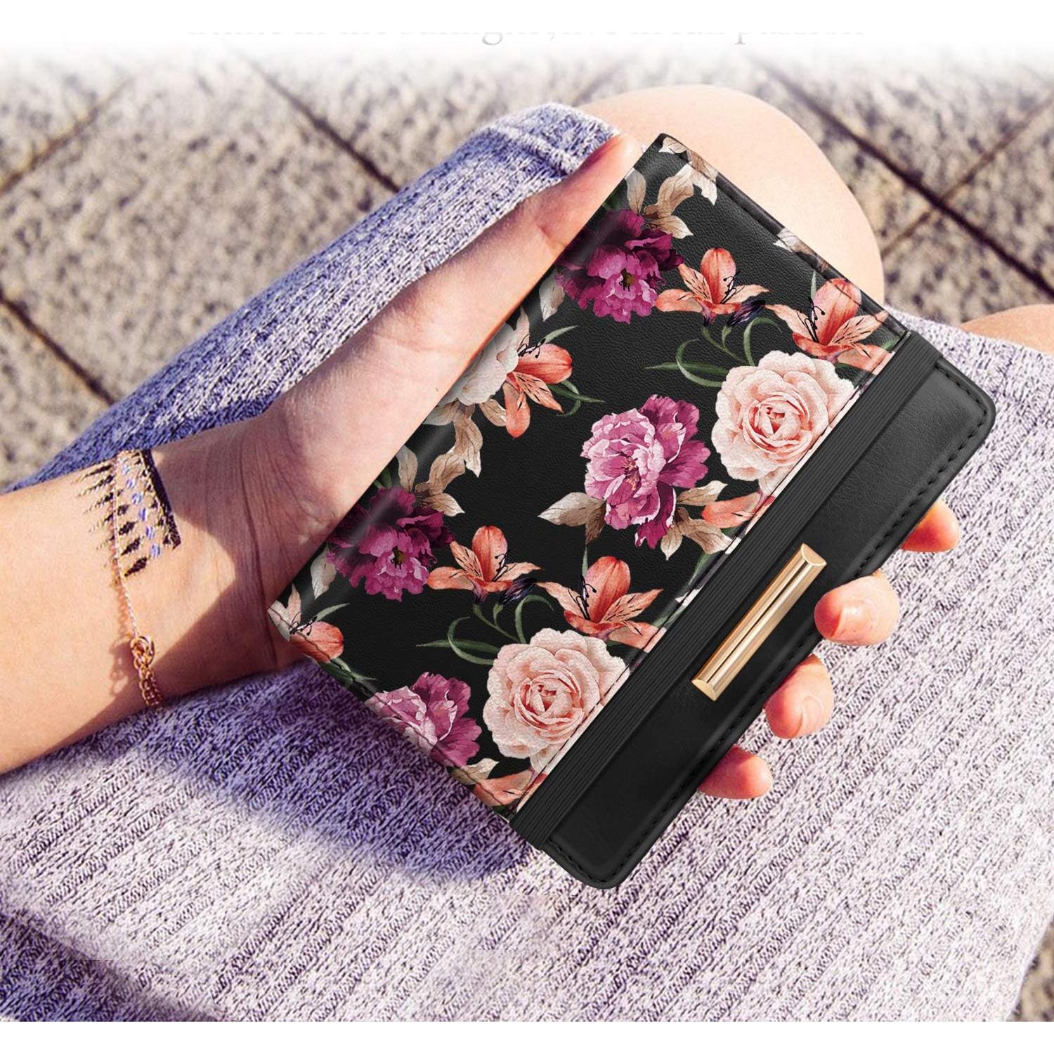 Funda de Pasaporte Coco Rossi Rosa con Bloqueo RFID para Mujeres