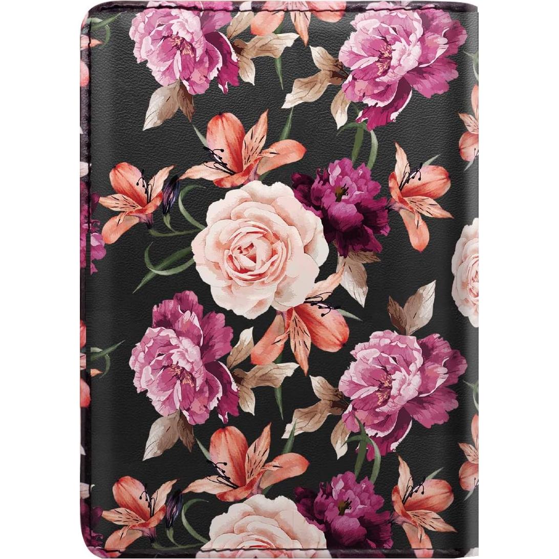 Funda de Pasaporte Coco Rossi Rosa con Bloqueo RFID para Mujeres