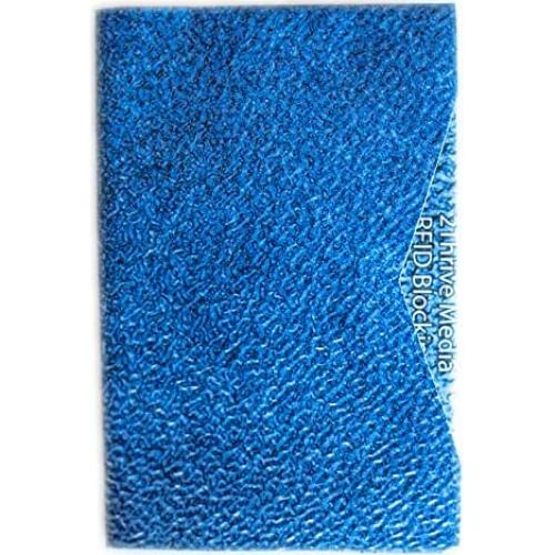 Funda para Tarjeta de Crédito 2Thrive Media Micro Billetera RFID Azul