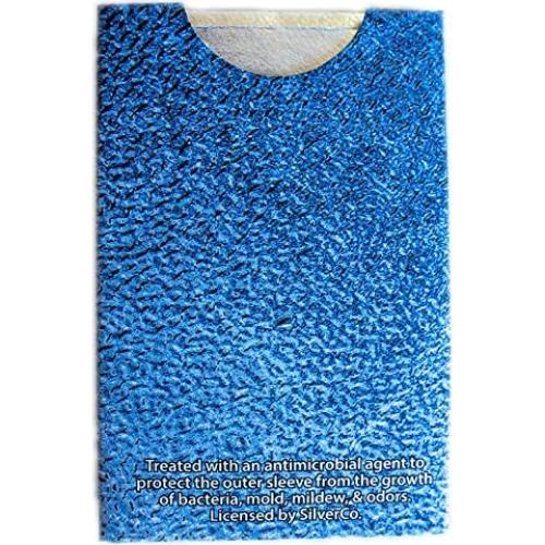 Funda para Tarjeta de Crédito 2Thrive Media Micro Billetera RFID Azul