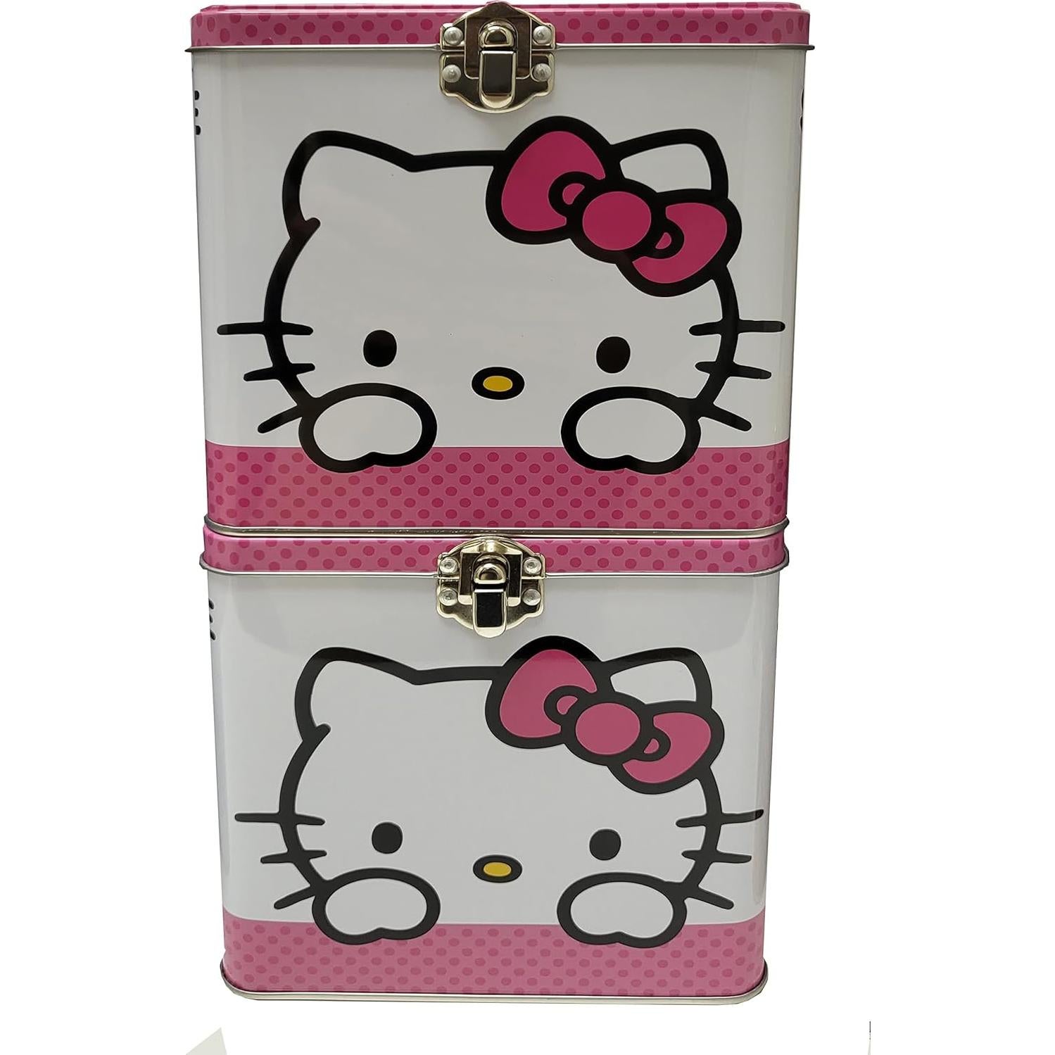 Lata de Almacenamiento Apilable Hello Kitty 14.61 cm