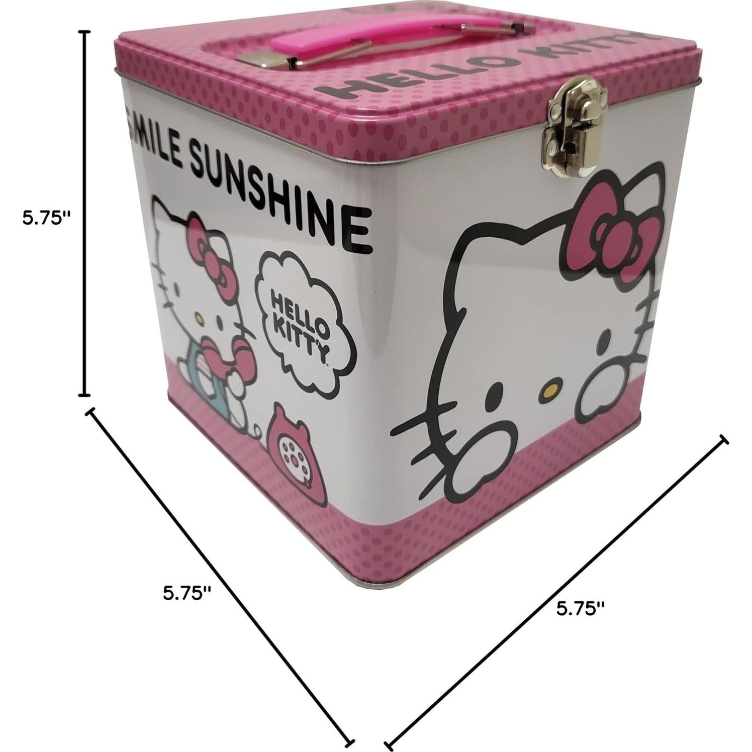 Lata de Almacenamiento Apilable Hello Kitty 14.61 cm