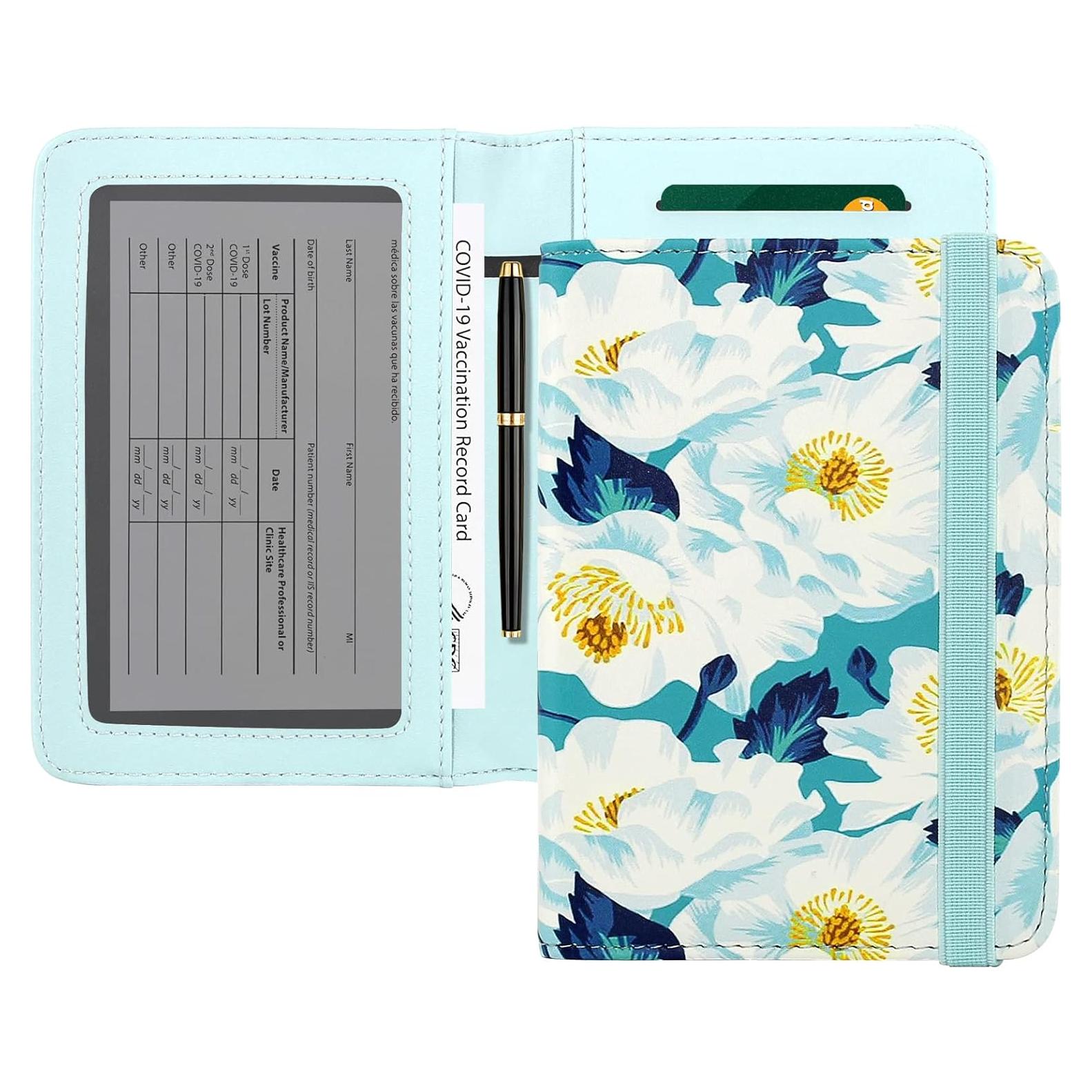 Cartera para Pasaporte Zoppen Antirrobo RFID Unisex Camelias