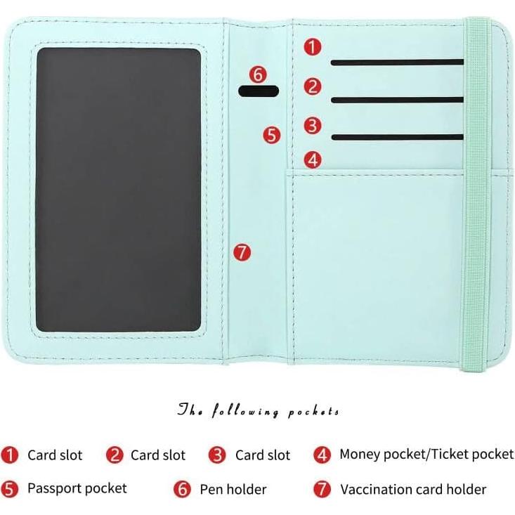 Cartera para Pasaporte Zoppen Antirrobo RFID Unisex Camelias