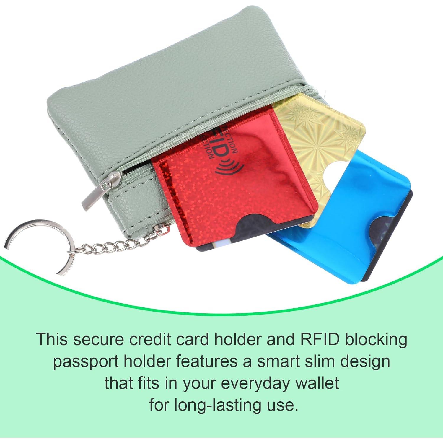 Set 16 Fundas Bloqueadoras RFID JIEYAO - 12 Colores + 4 Pasaportes