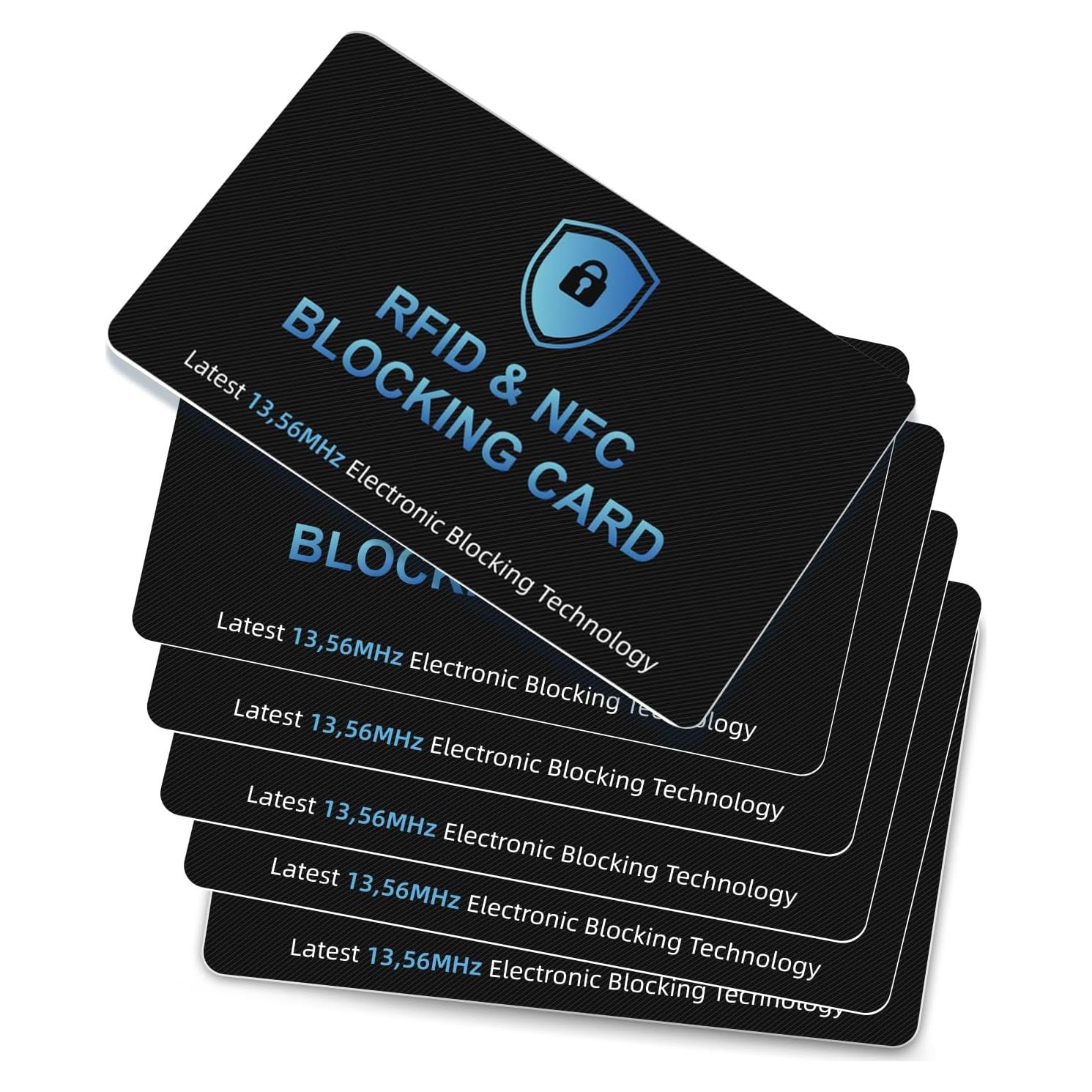 Paquete de 6 Tarjetas de Bloqueo RFID ZGAGFZ para Pasaporte