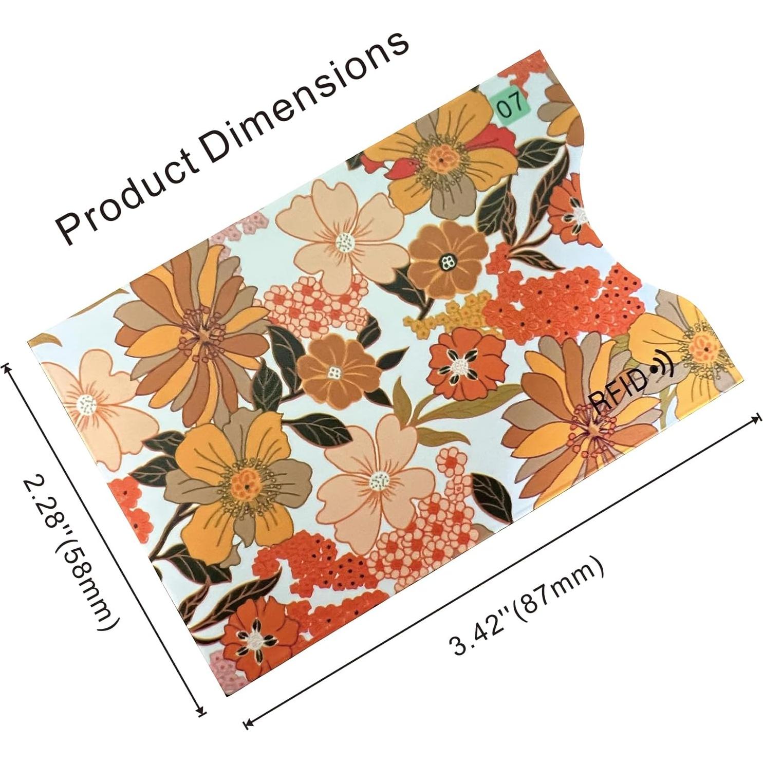 8 Fundas Antirrobo RFID Wenzhou para Tarjetas de Crédito Amarillo