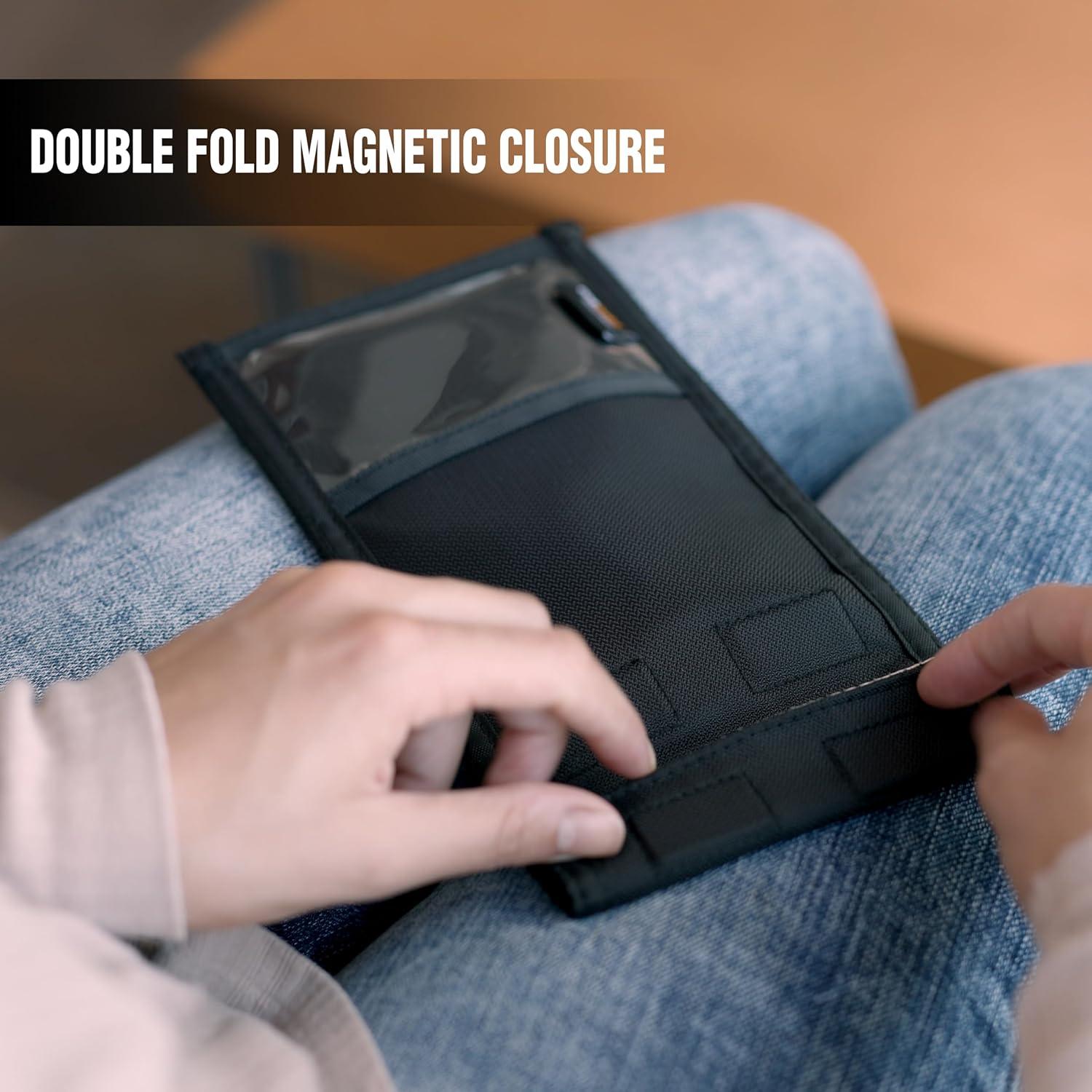 Chaqueta Faraday Pro para Teléfono Vertical - Cierre Magnético, Blindaje RF