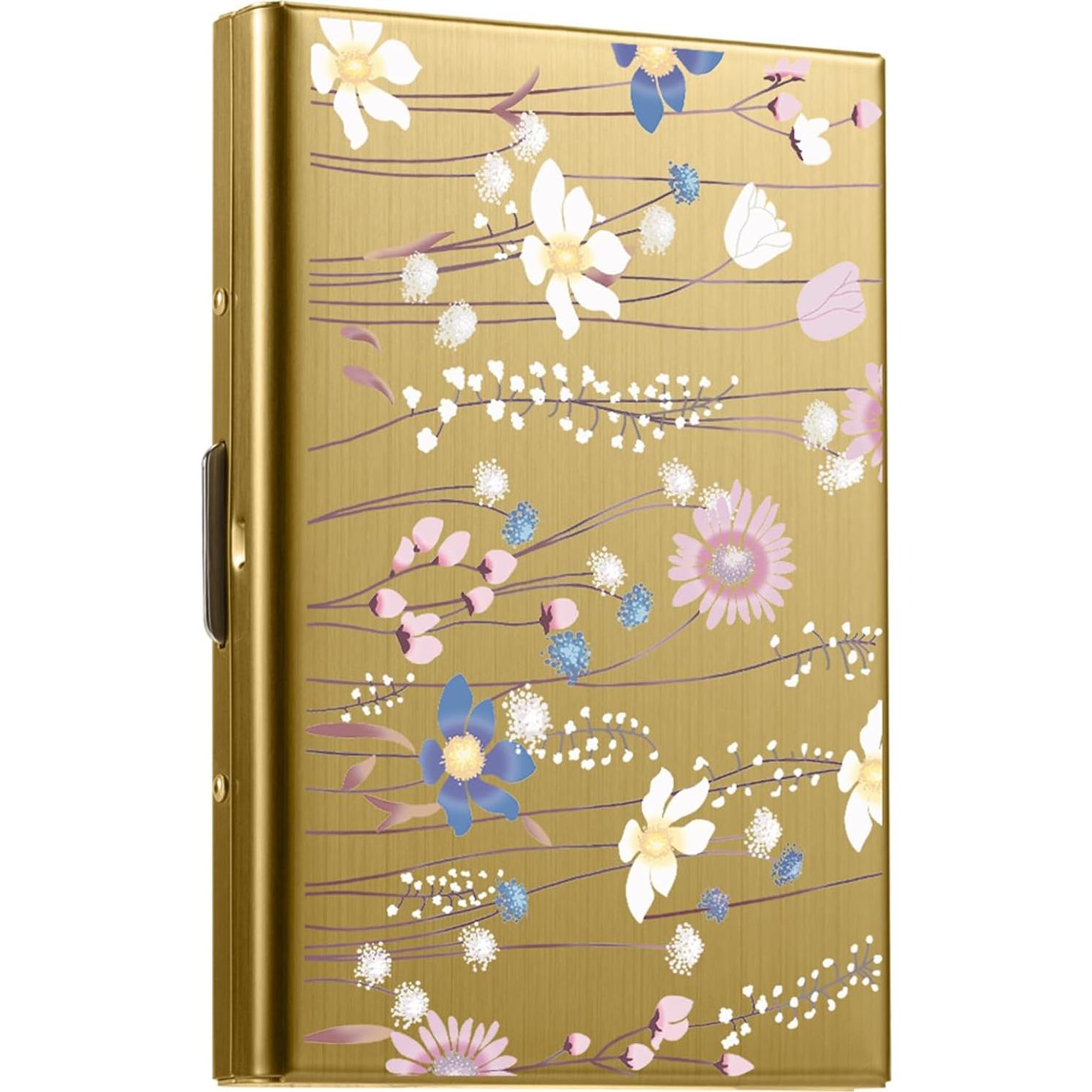 Portacarnets de Crédito BONSYL con Bloqueo RFID - Oro